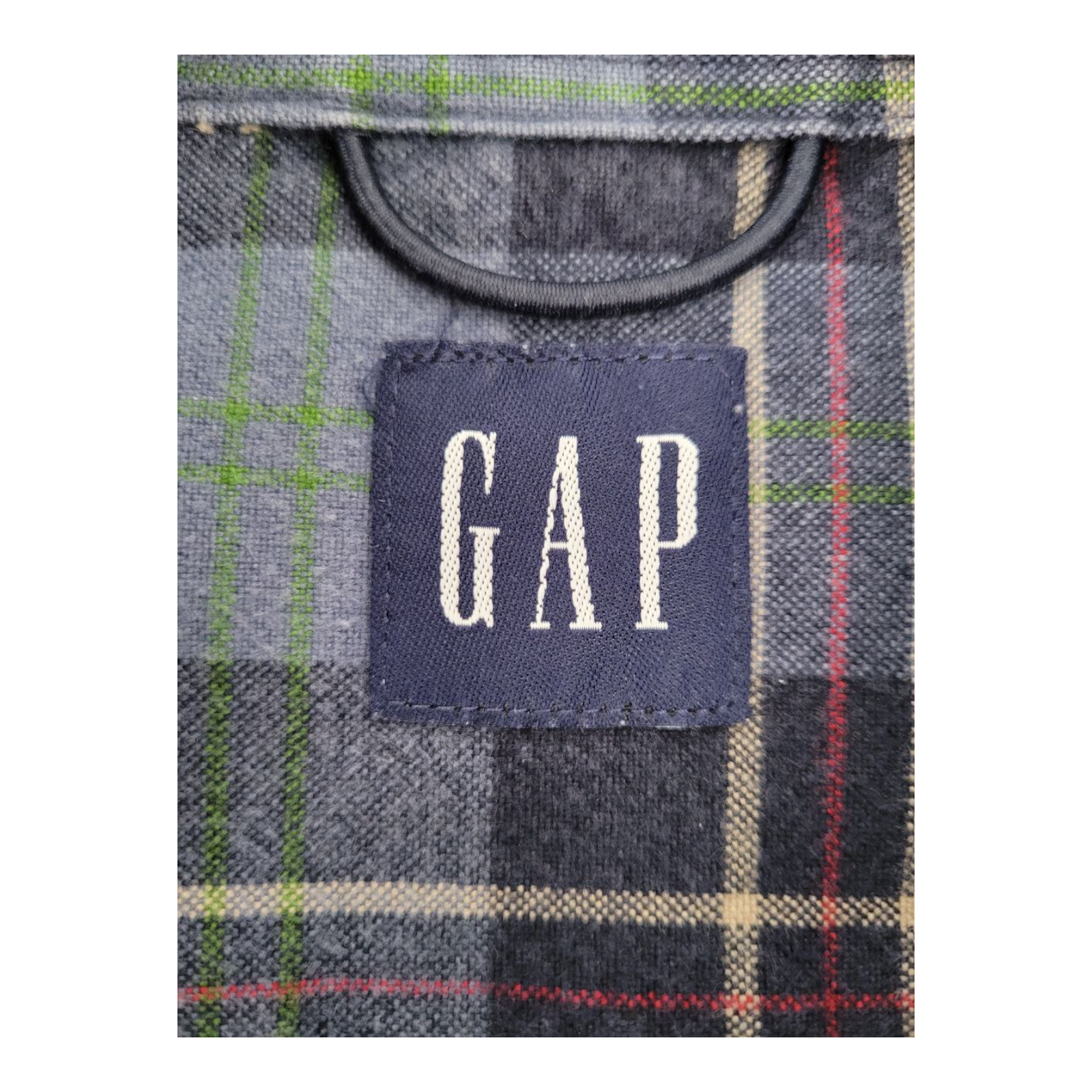 Gap Mens Blue Plaid Flannel Long Sleeve Shirt Size XXL