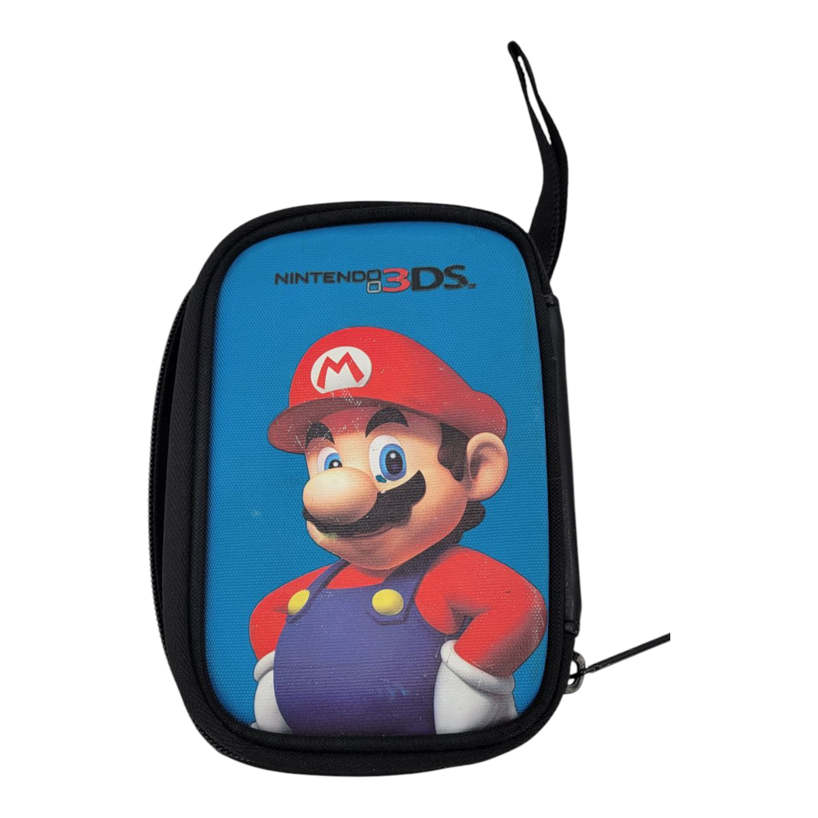 Nintendo 3DS Super Mario Travel Carrying Case Zipper Black Red Pouch 2014