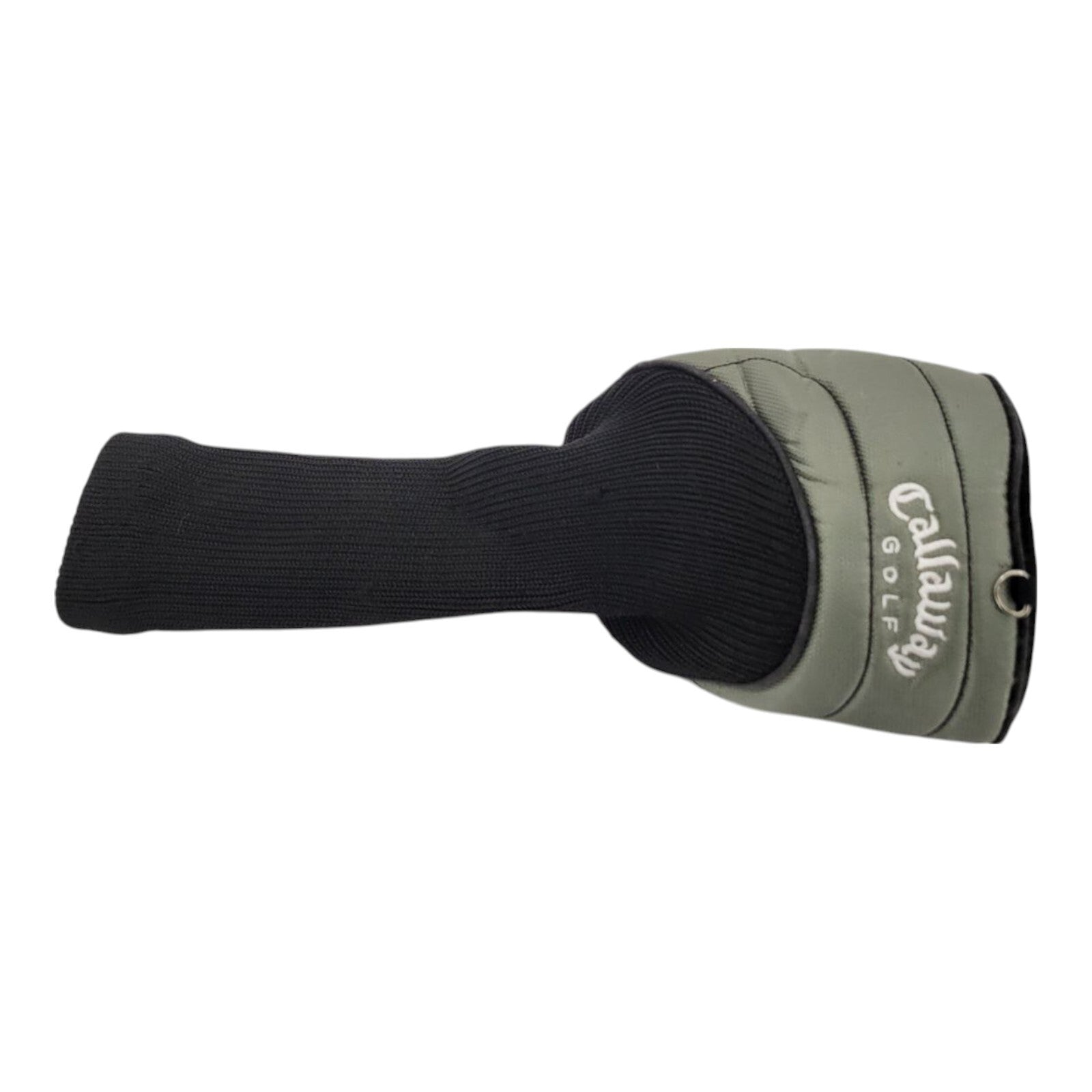 Callaway Golf Black Green Driver Headcover Embroidered Logo Sock Style