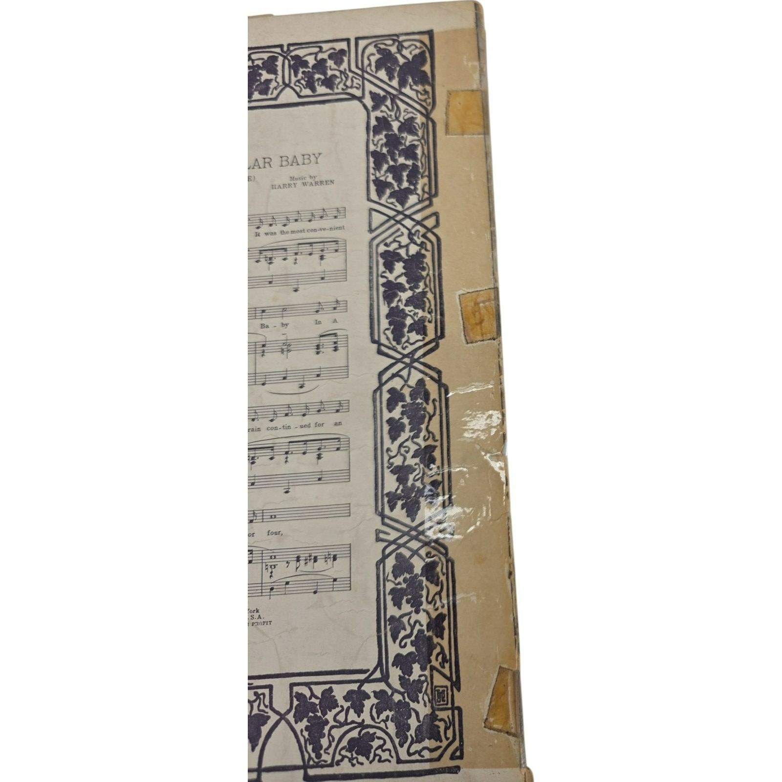 Vintage 1931 Sheet Music The Little Old Church In The Valley