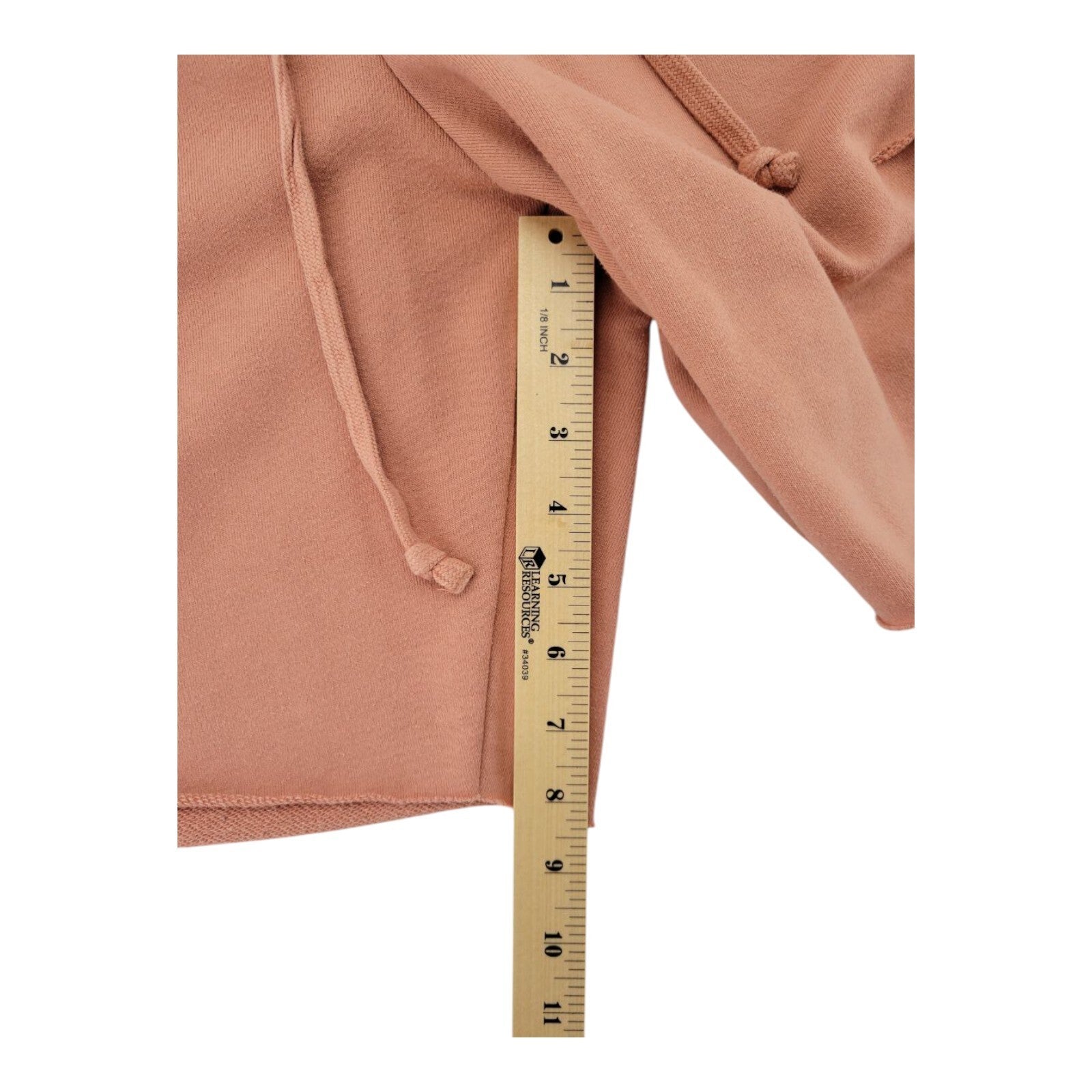 Forever 21 Distressed Sweat Shorts Mens Tan Brown Drawstring Waist Size L