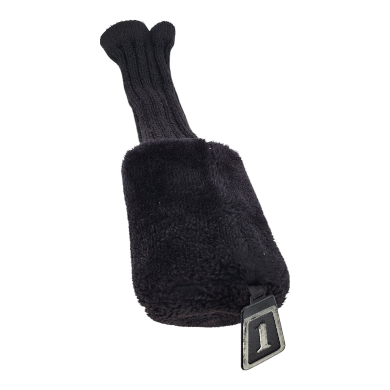 Generic Black Plush Driver Golf Club Headcover