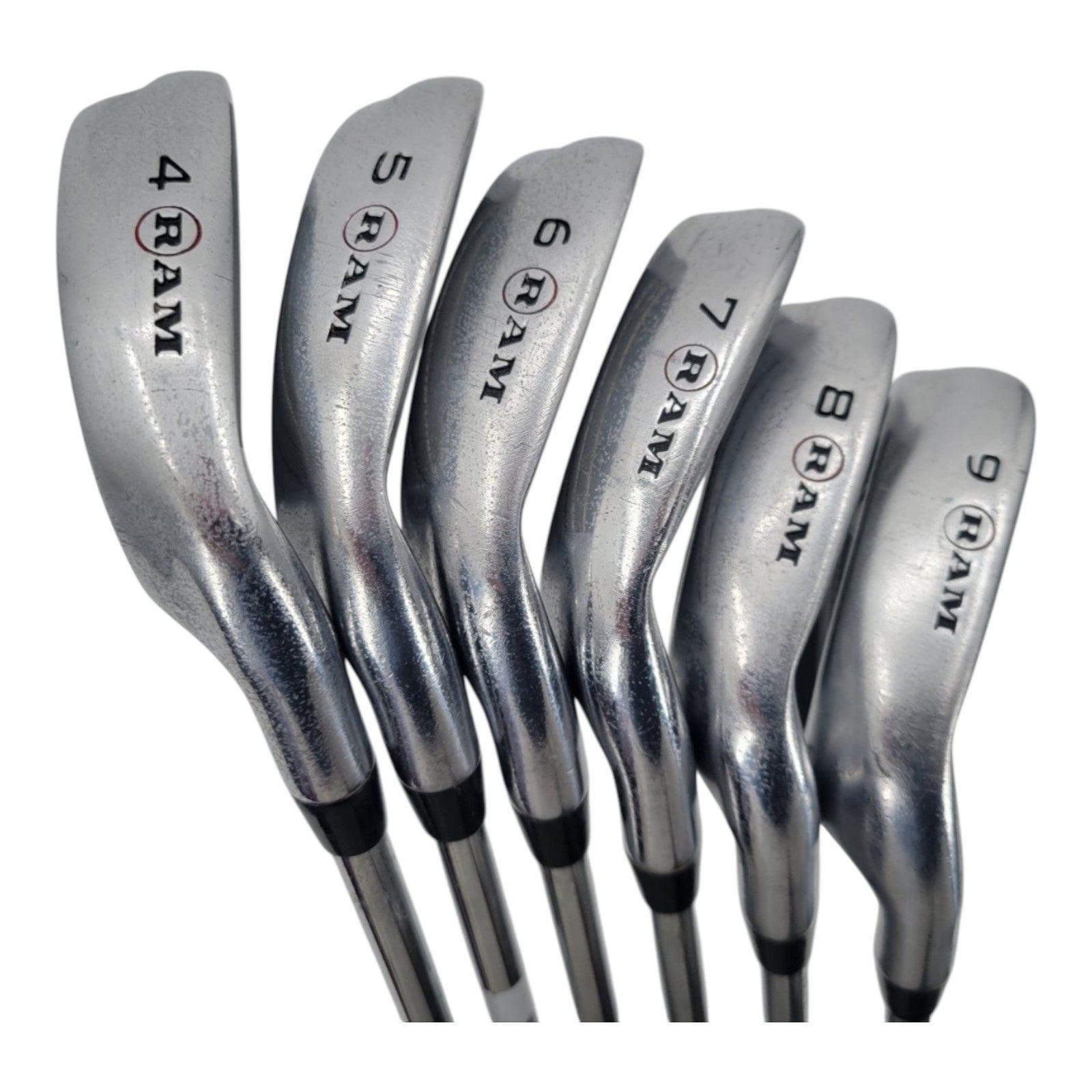 RAM Concept Oversize RH Irons 4-9 Set Steel Shafts 6 Club Bundle Men's