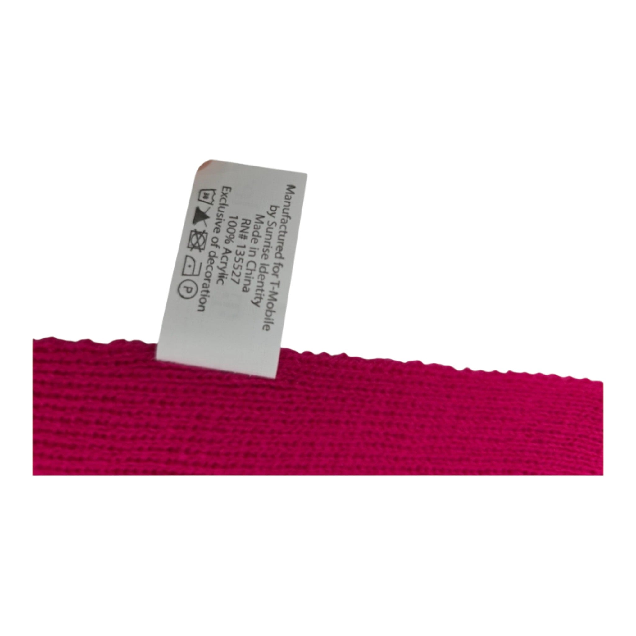 T Mobile Pink Black T-Mobile Tuesdays Knit Winter Scarf Limited Edition