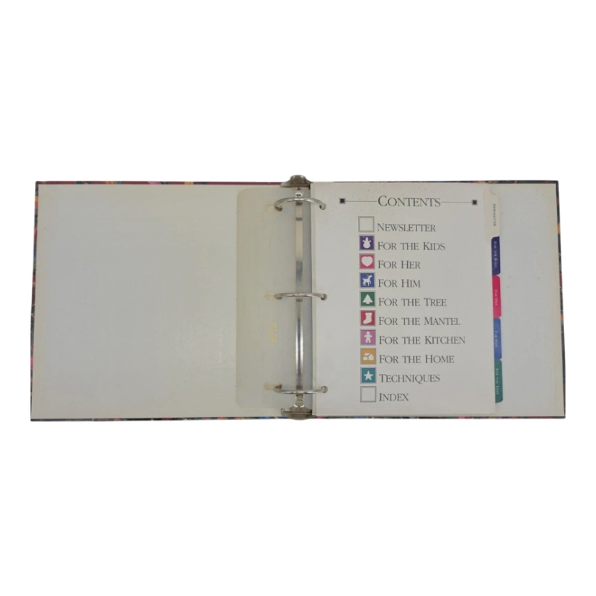 The Vanessa-Ann Collection Christmas in Cross-Stitch Binder by Oxmoor House