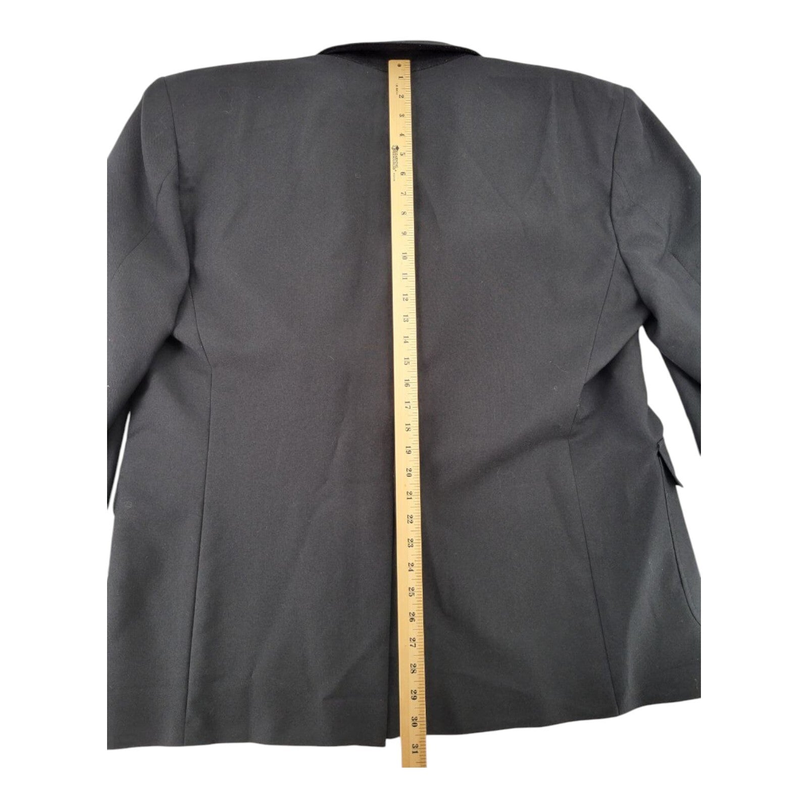 David Taylor Mens Classic Black 2 Button Jacket Blazer