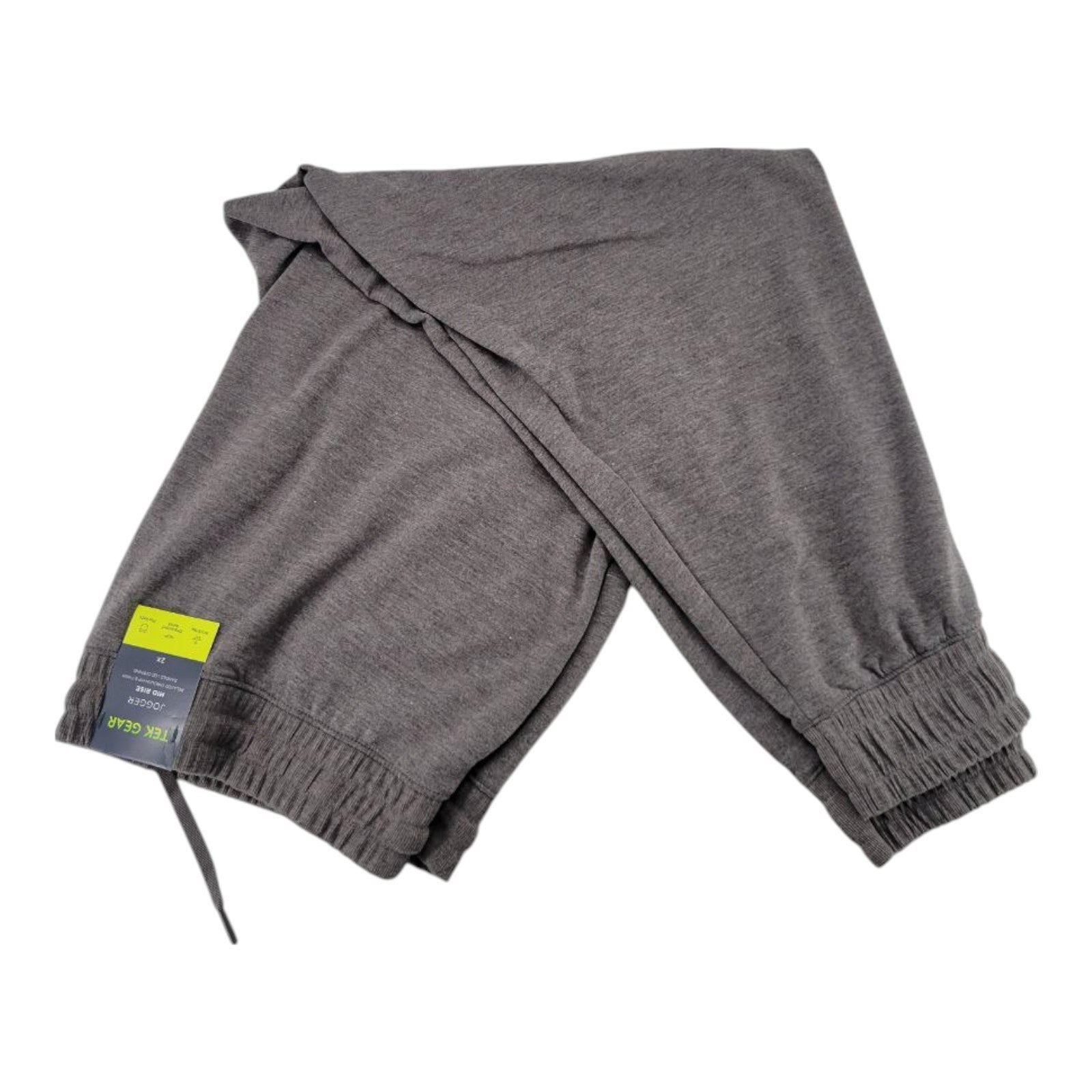 Tek Gear Women's Jogger Pants 2X Charcoal Gray Mid Rise Sweatpants