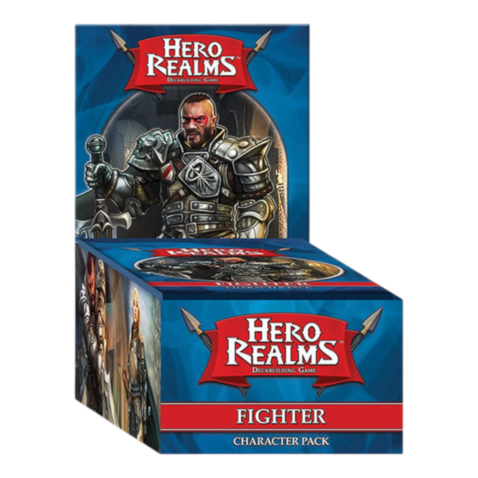 Hero Realms Deckbuilding Game Fighter Booster Display 12 Character Packs