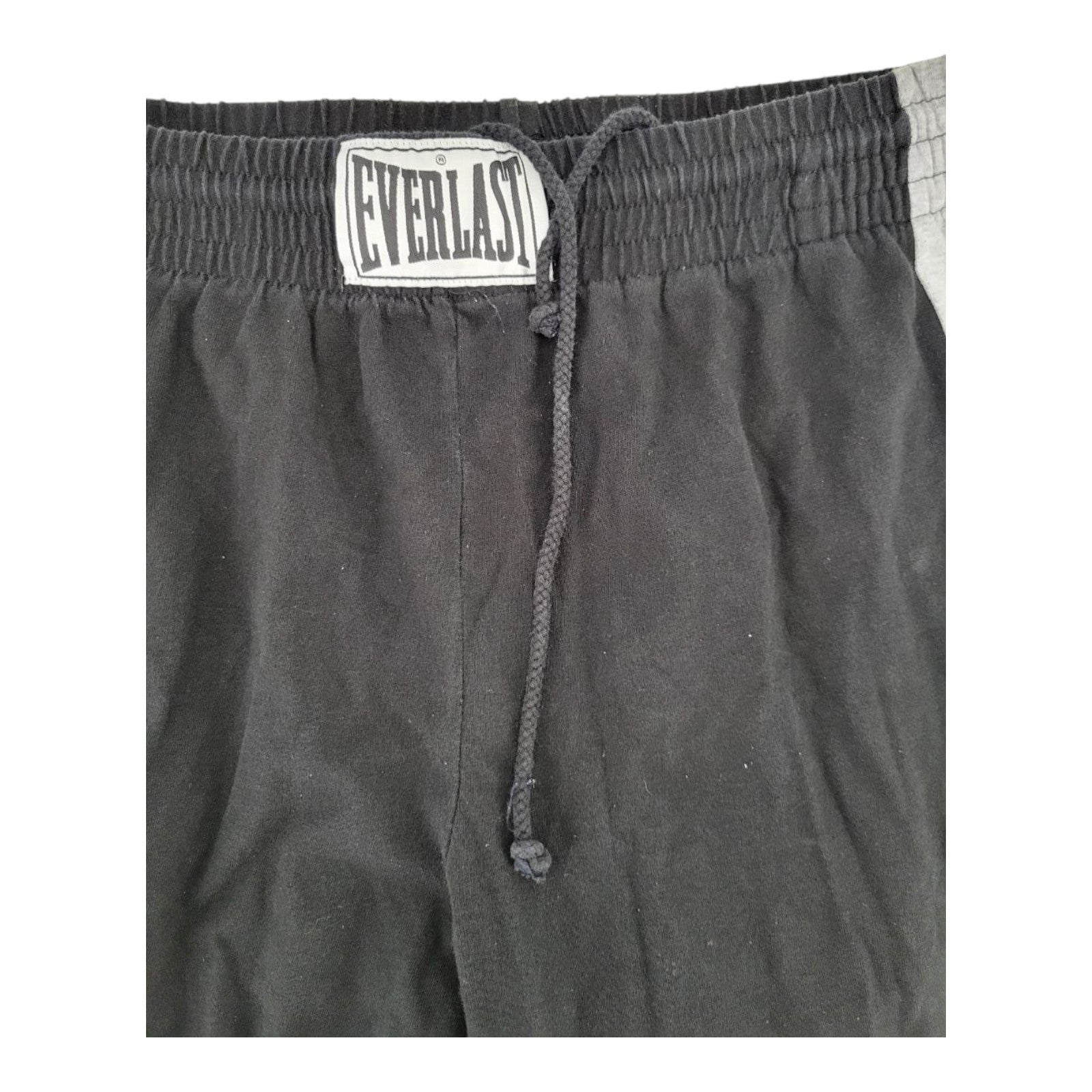 Everlast Black Gray Jogger Athletic Pants Drawstring Elastic Waist Mens Size M