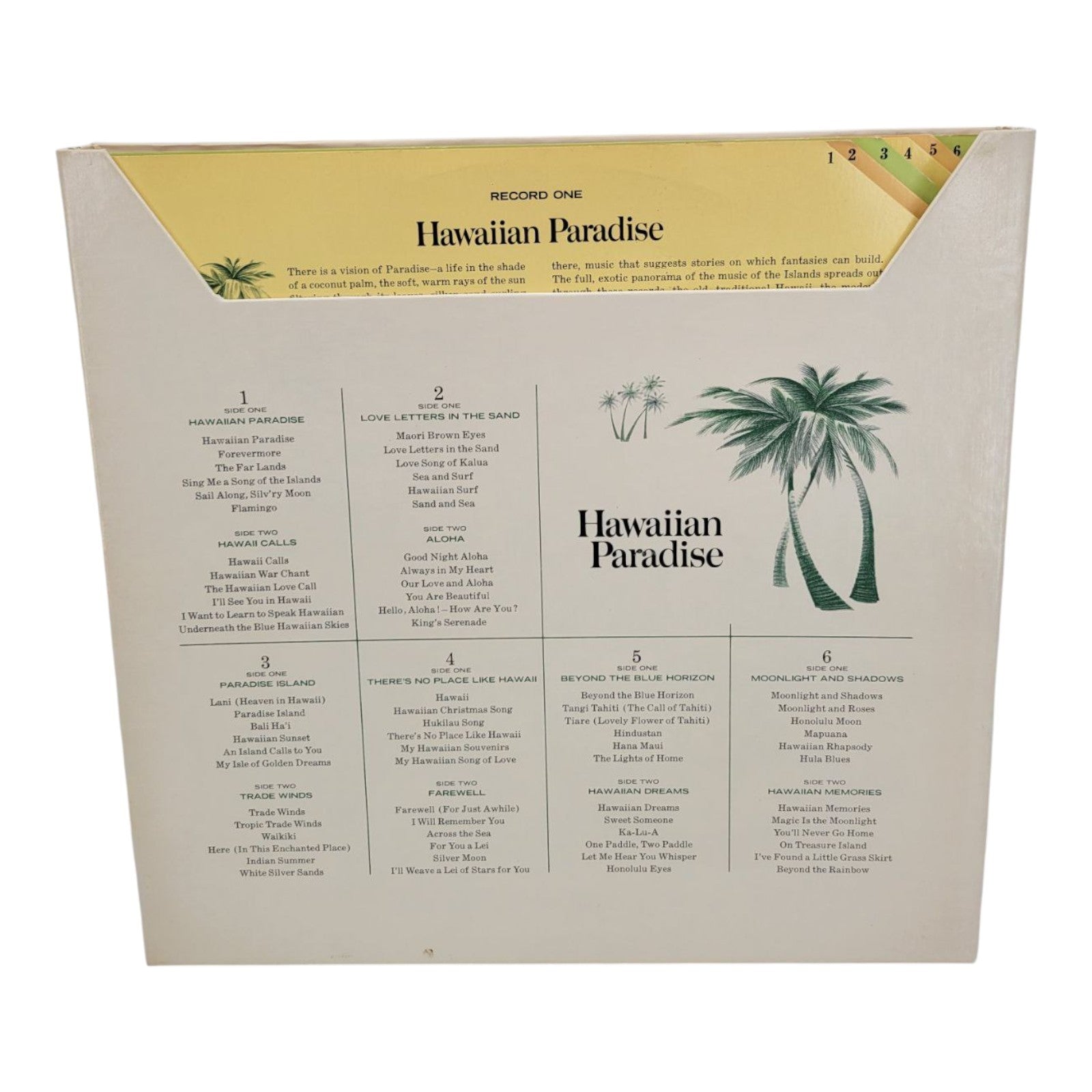 Readers Digest Hawaiian Paradise Delightful Music Of The Islands 6 Vinyl LP Set