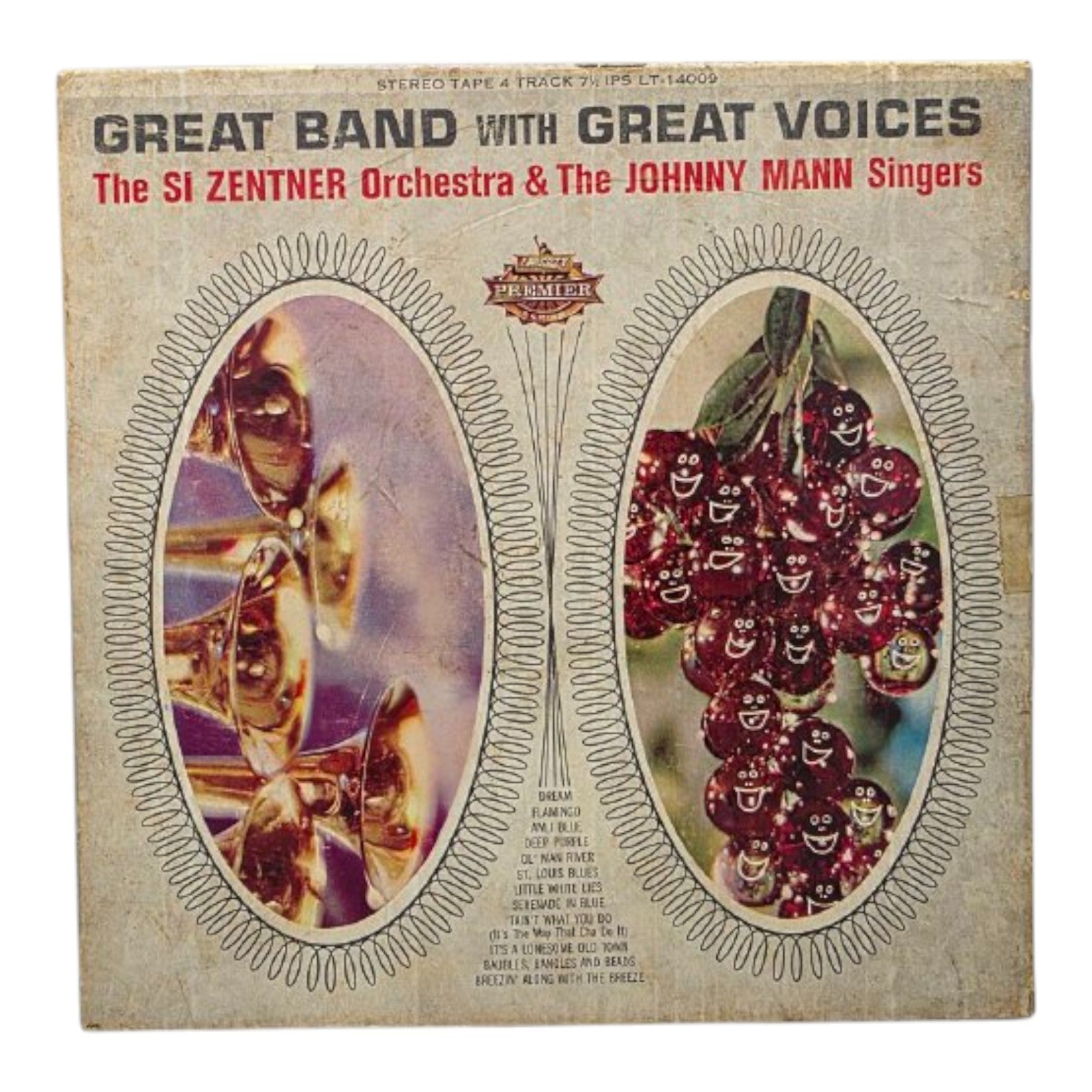 Great Band With Great Voices Si Zentner Johnny & Mann Singers Reel to Reel Tape