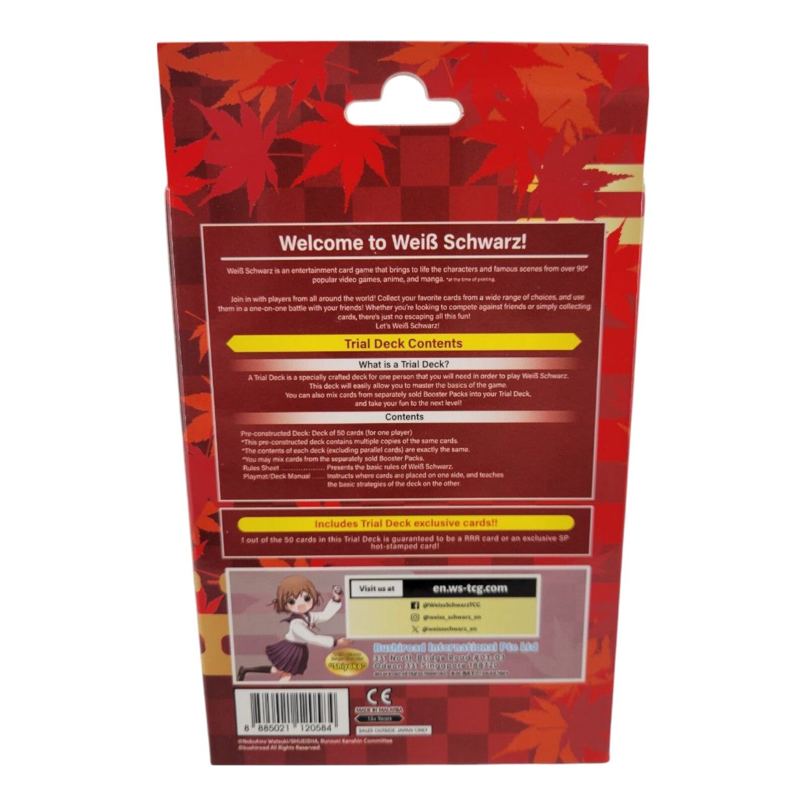 Weiß Schwarz Rurouni Kenshin Trial Deck English Edition 50 Cards