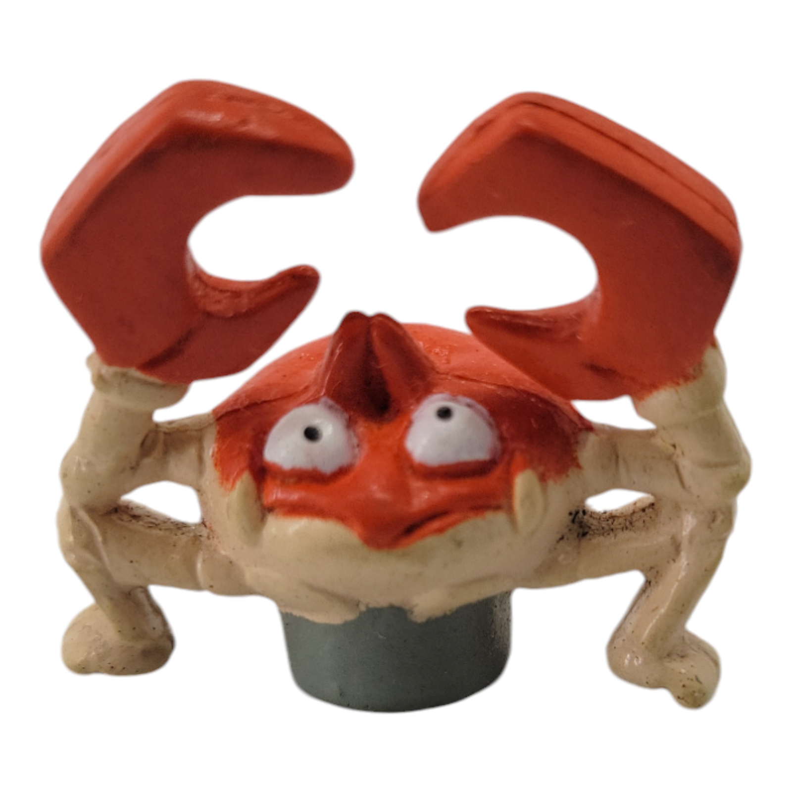 1999 Hasbro Pokemon BP Krabby 1 Inch Mini Figure 151+1 Collector Case Rare #099