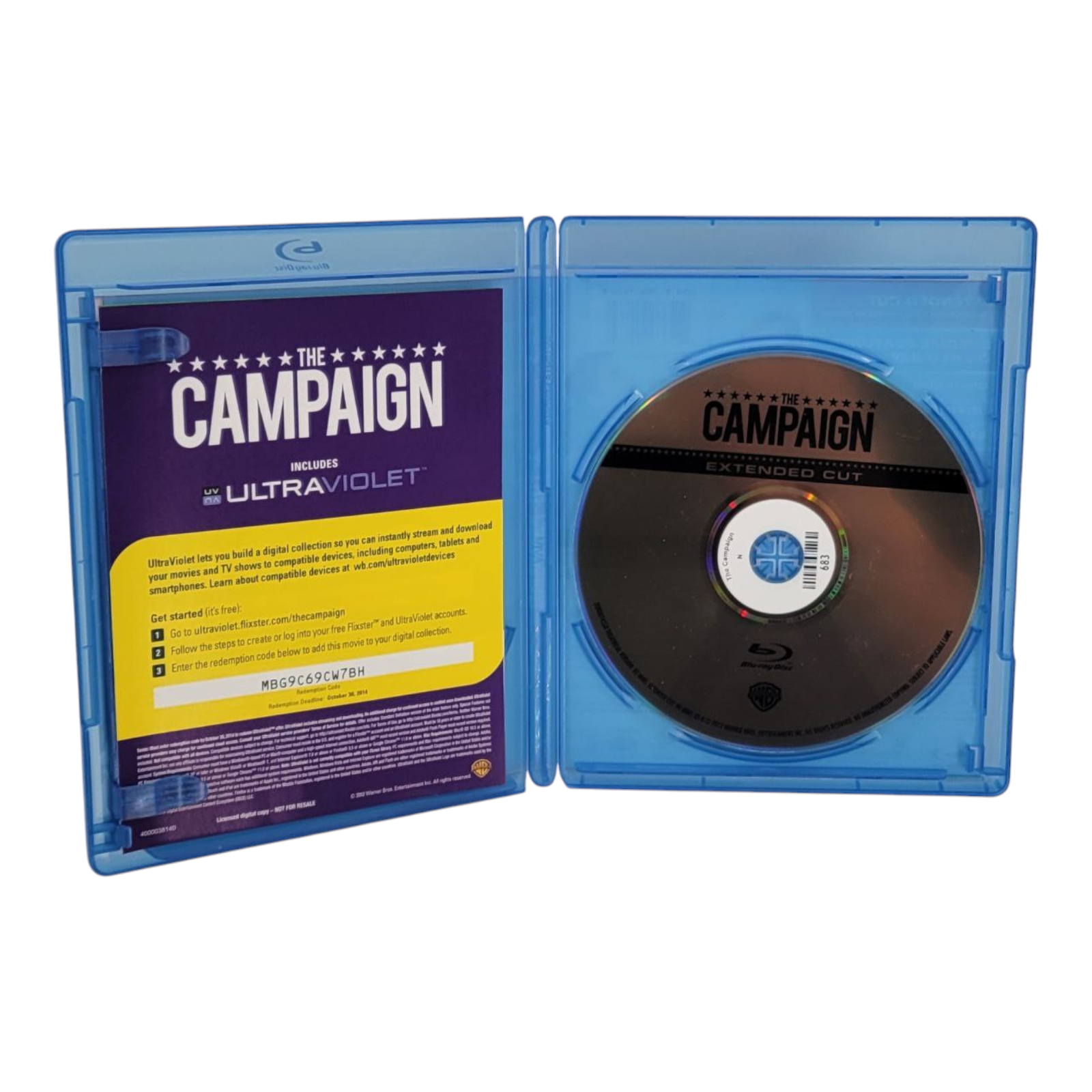 The Campaign Bride Wars and Suicide Squad 3 Blu Ray Bundle