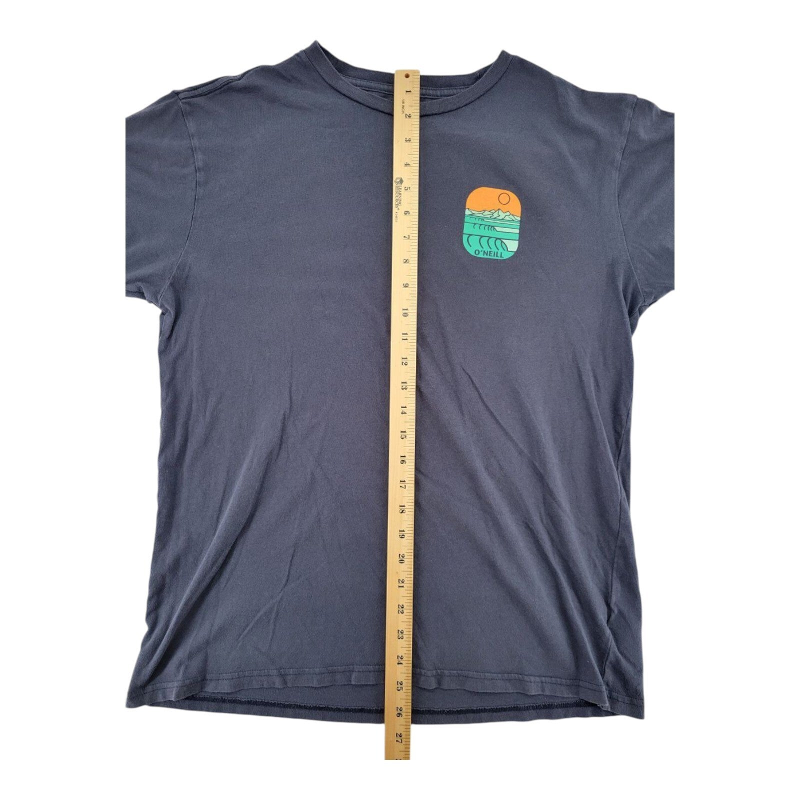 O'Neill Standard Fit Navy Blue Graphic Surf T-Shirt Mens Size Medium