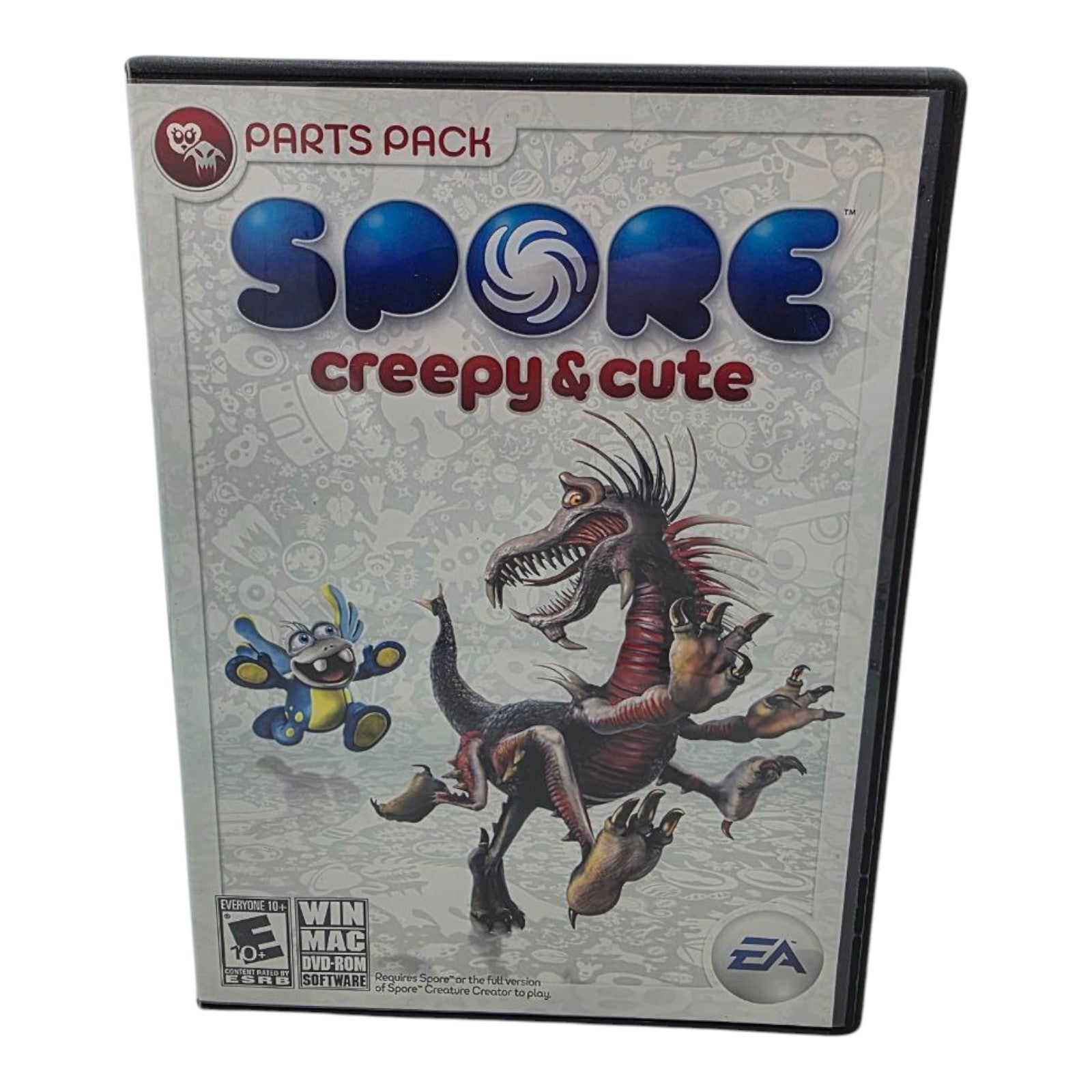 Spore Creepy & Cute Parts Pack PC Mac DVD-ROM EA 2008 Expansion CIB Complete