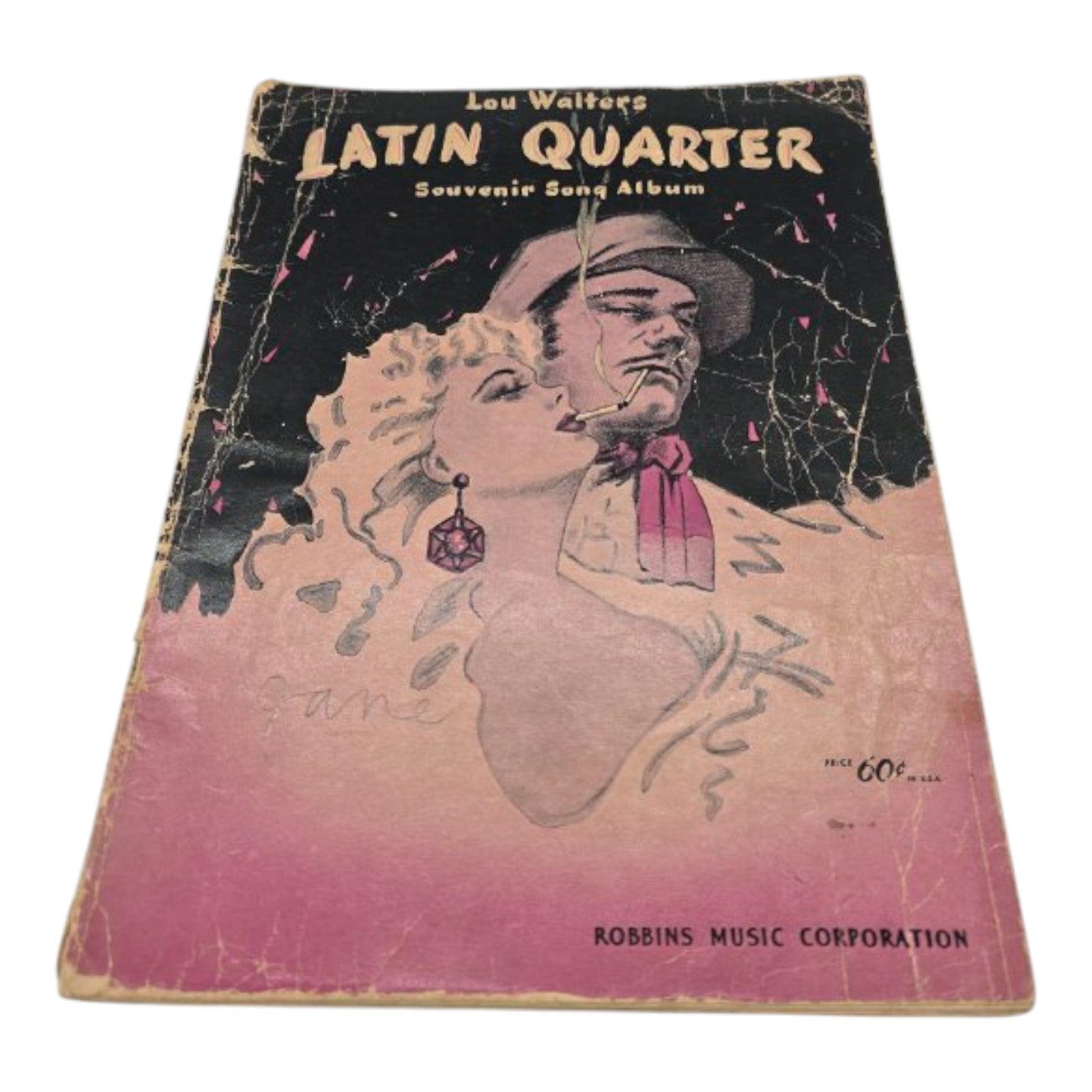 Lou Walters Latin Quarter Souvenir Song Album Sheet Music 1946