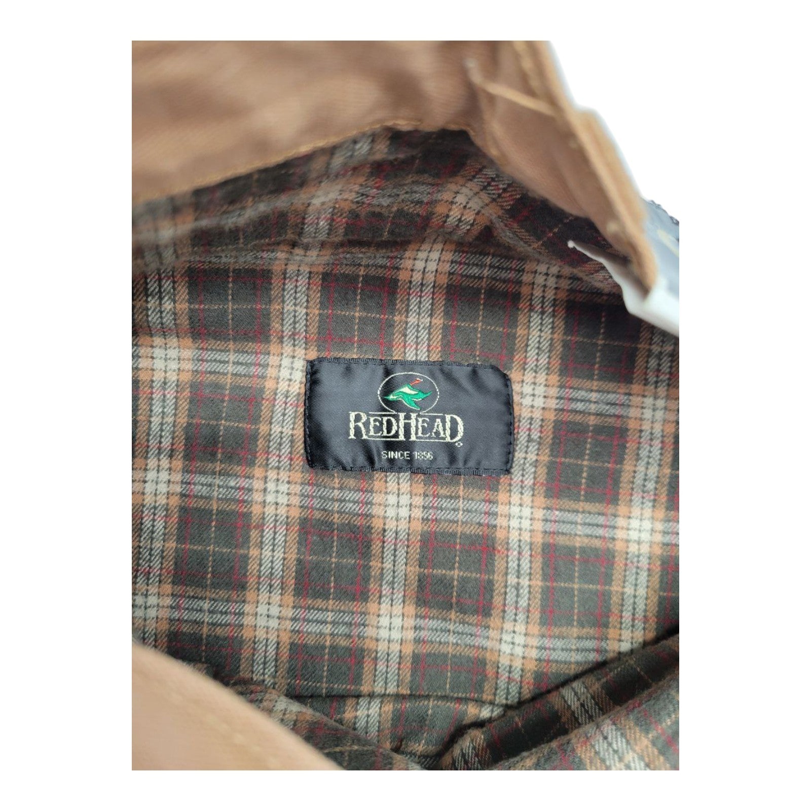 RedHead Utility Pants Brown Flannel Lined Workwear Cotton Size 46x30