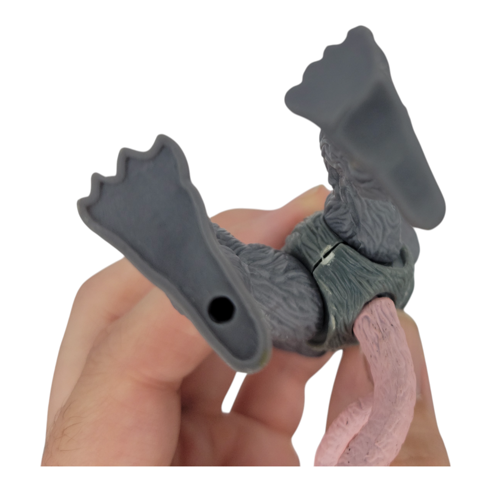 1999 Teenage Mutant Ninja Turtles TMNT Movie Gray Splinter Figure For Parts Only