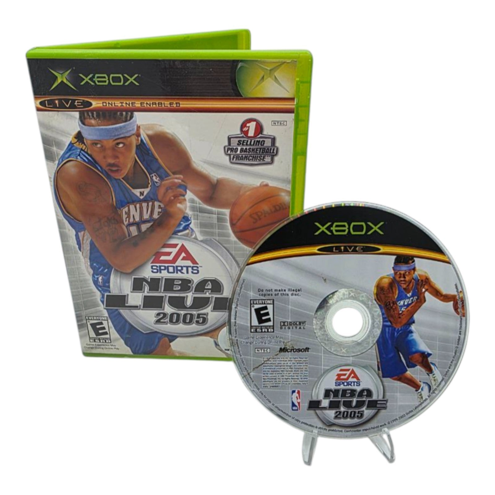 NBA Live 2005 Microsoft Xbox 2004 Basketball Video Game Tested No Manual