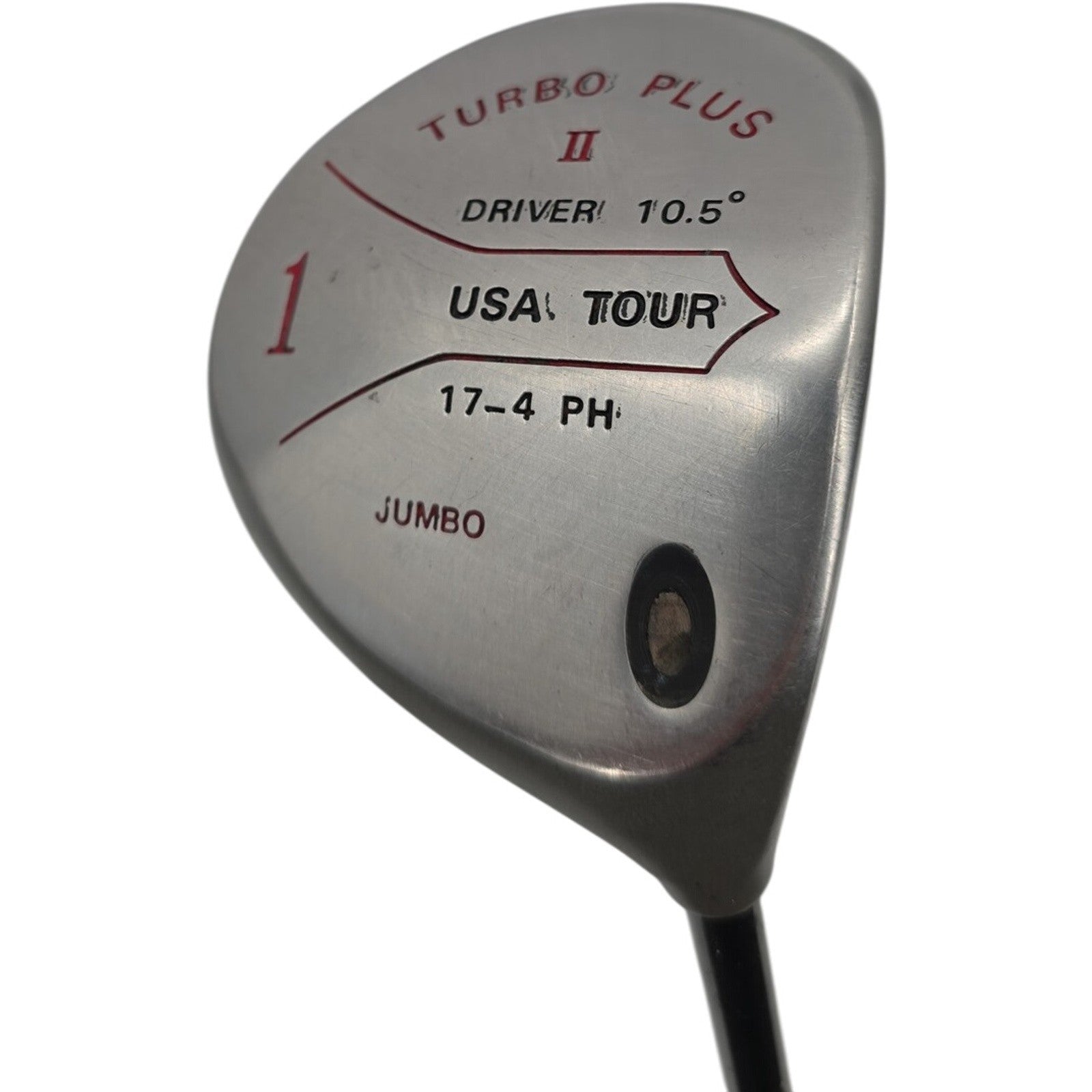 USA Tour Turbo Plus II 17-4 PH Jumbo 10.5° Driver RH S Flex Graphite Shaft 45”