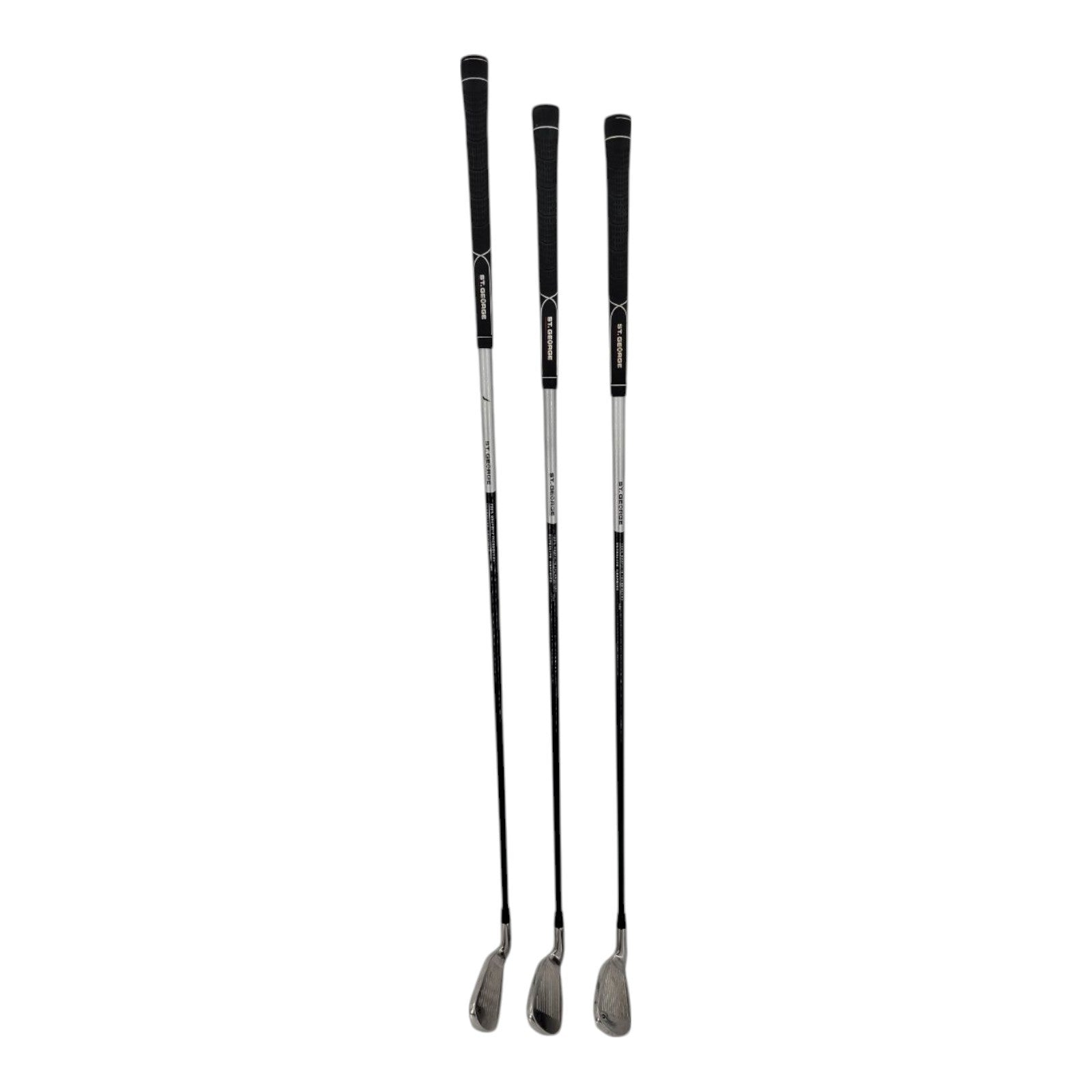 St. George Super Steel Irons 5 8 9 Golf Club Set RH Mens R-Flex Graphite Shaft