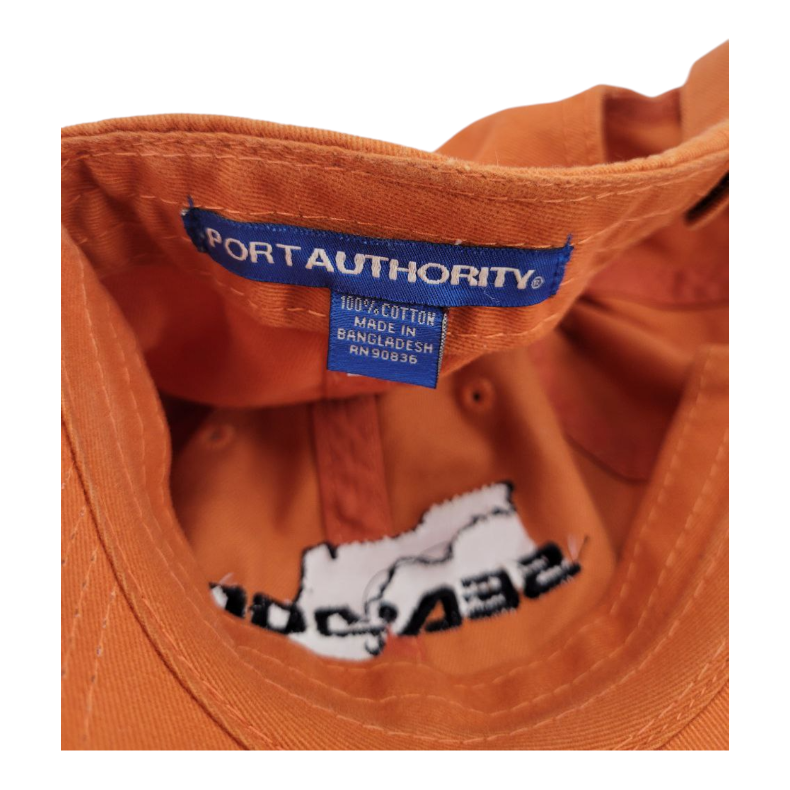 Port Authority Sea Doo Florida Map Orange Strapback Hat One Size 90836