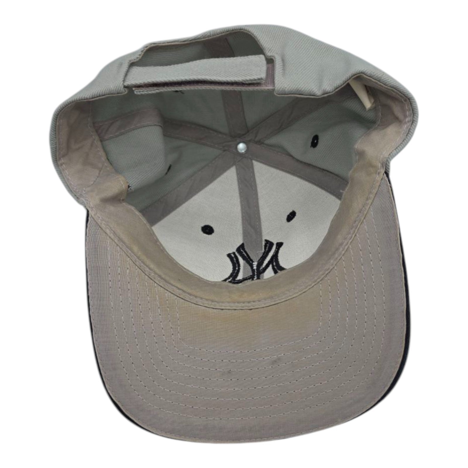 New York Yankees Gray Adjustable Baseball Cap One Size