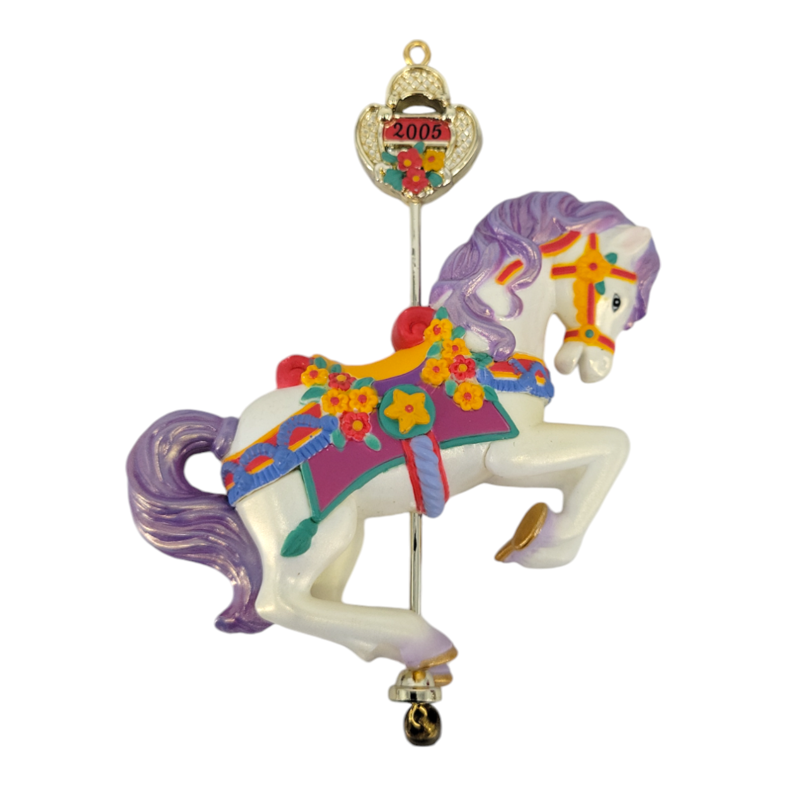 2005 Carlton Cards Heirloom Ornament Collection Christmas Go Round Collectible