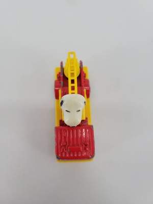 Vintage SNOOPY Mini Diecast Fire Truck Freewheeling Action Aviva 1966 Hong Kong