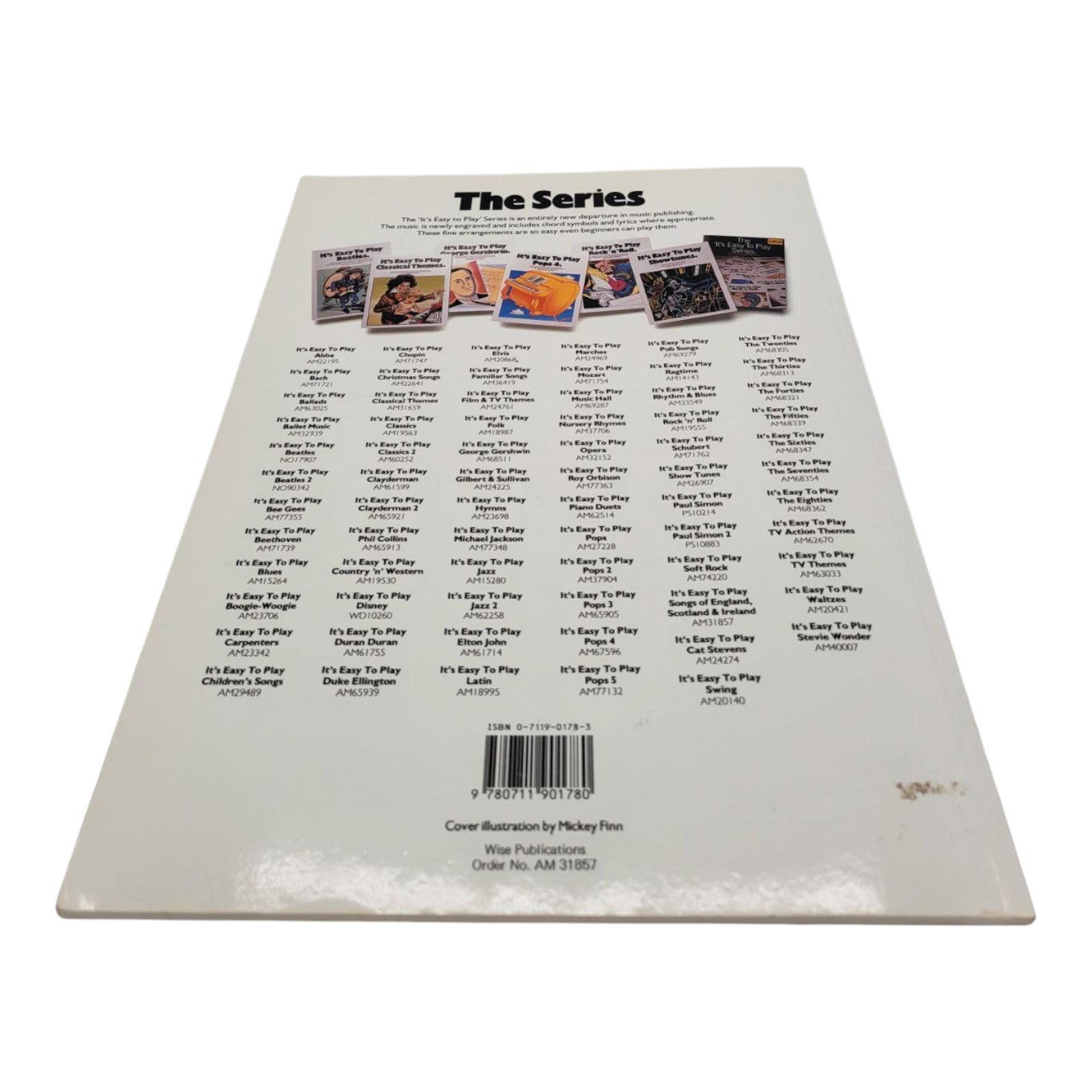 Its Easy To Play Songs of England Scotland & Ireland Wise Publications AM31857