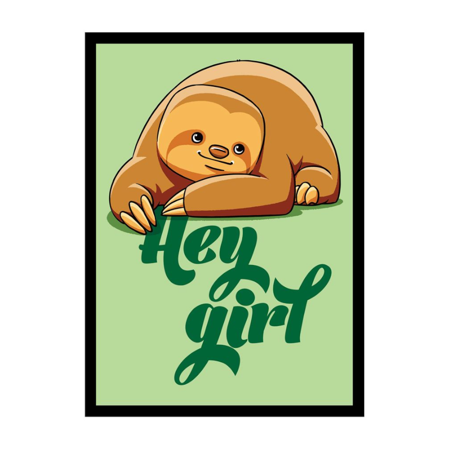 Legion Supplies Hey Girl Deck Protector Sleeves 50 Count Premium