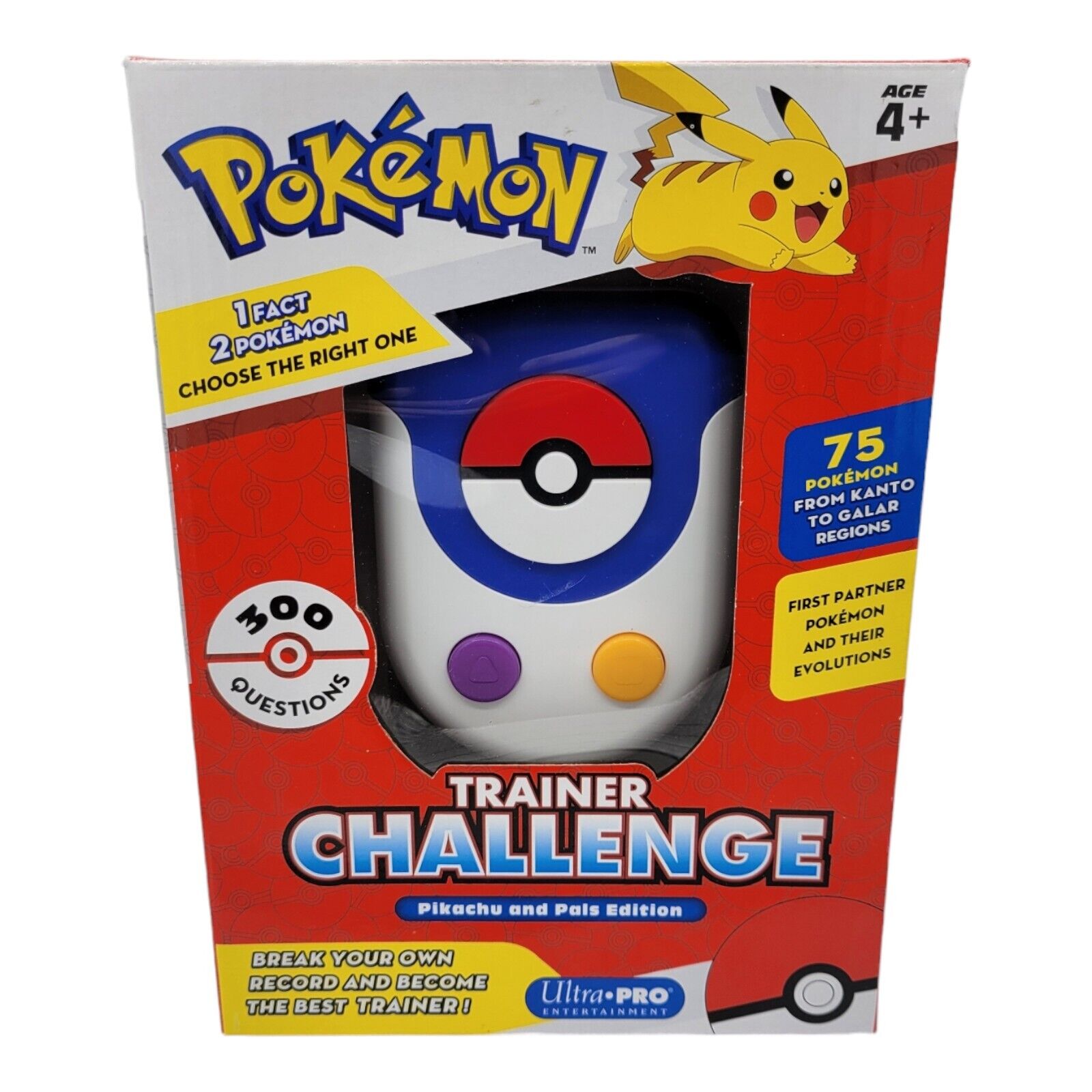Ultra Pro Nintendo Pokemon Trainer Challenge Pikachu and Pals Edition Toy