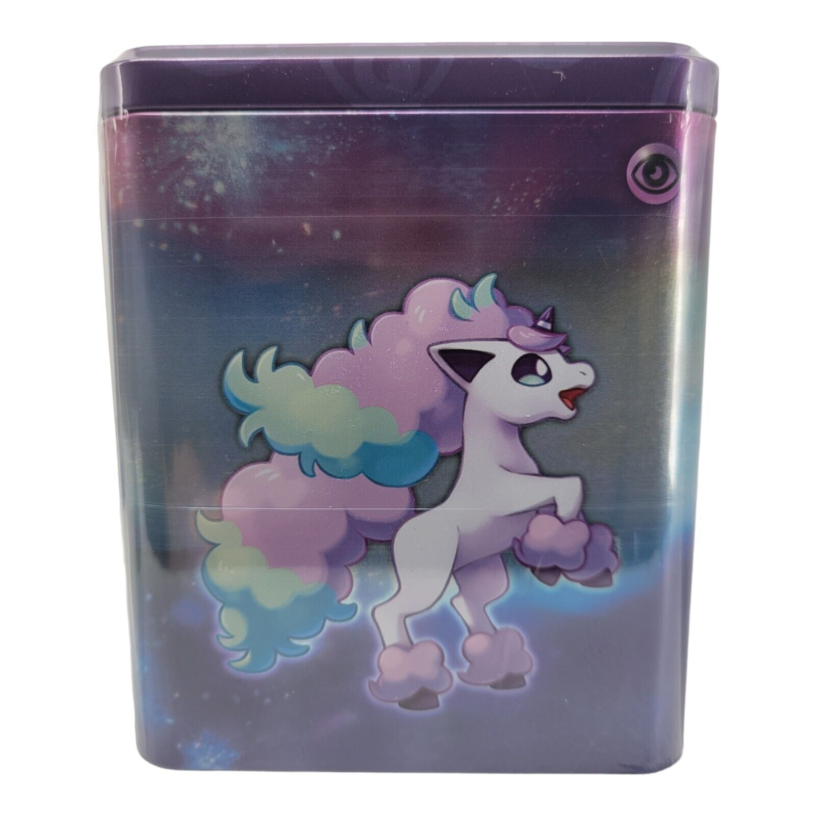 Pokemon TCG 2024 Q1 Stacking Tin 3 Booster Packs and Stickers One at Random