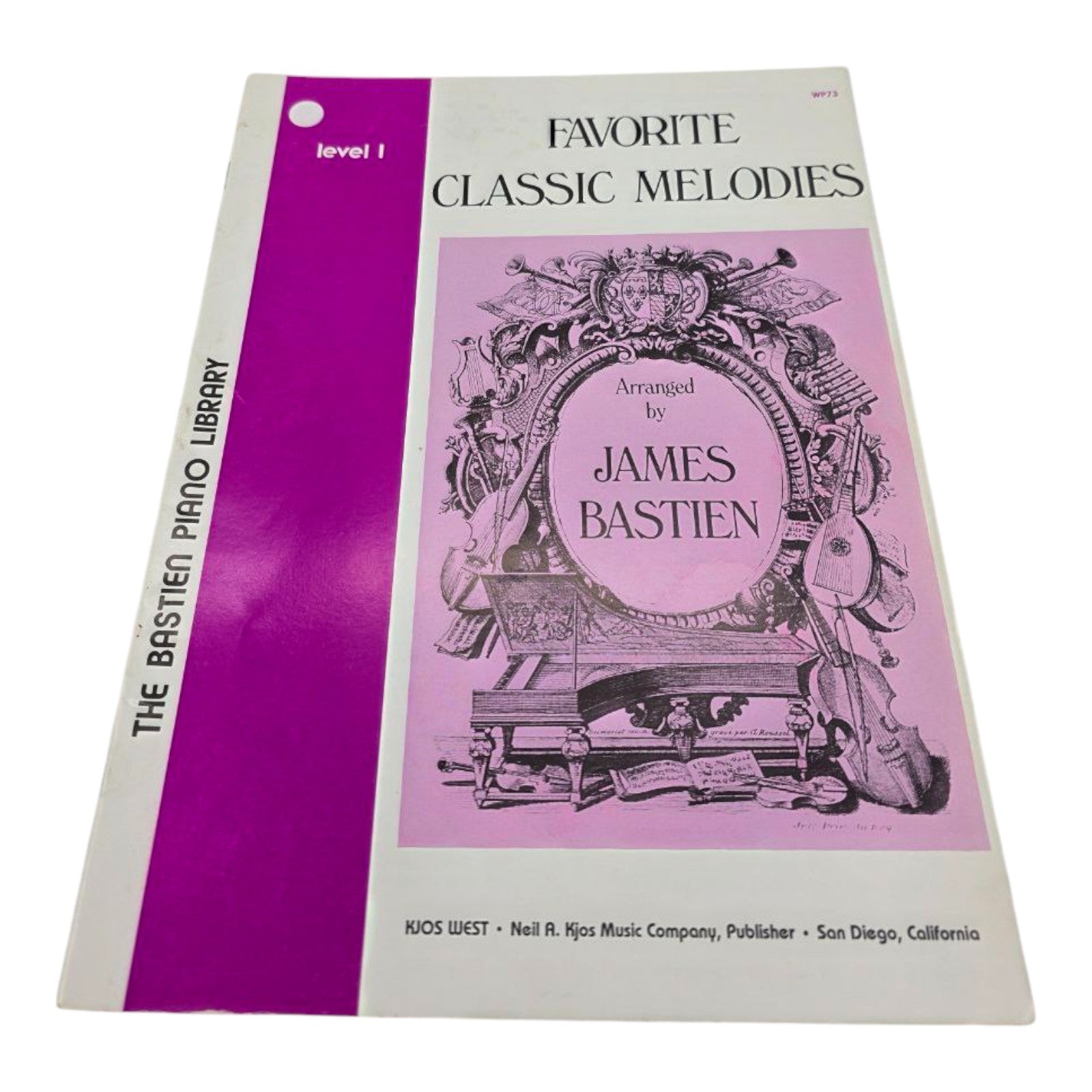 The Bastien Piano Library Favorite Classic Melodies Level 1 by James Bastien
