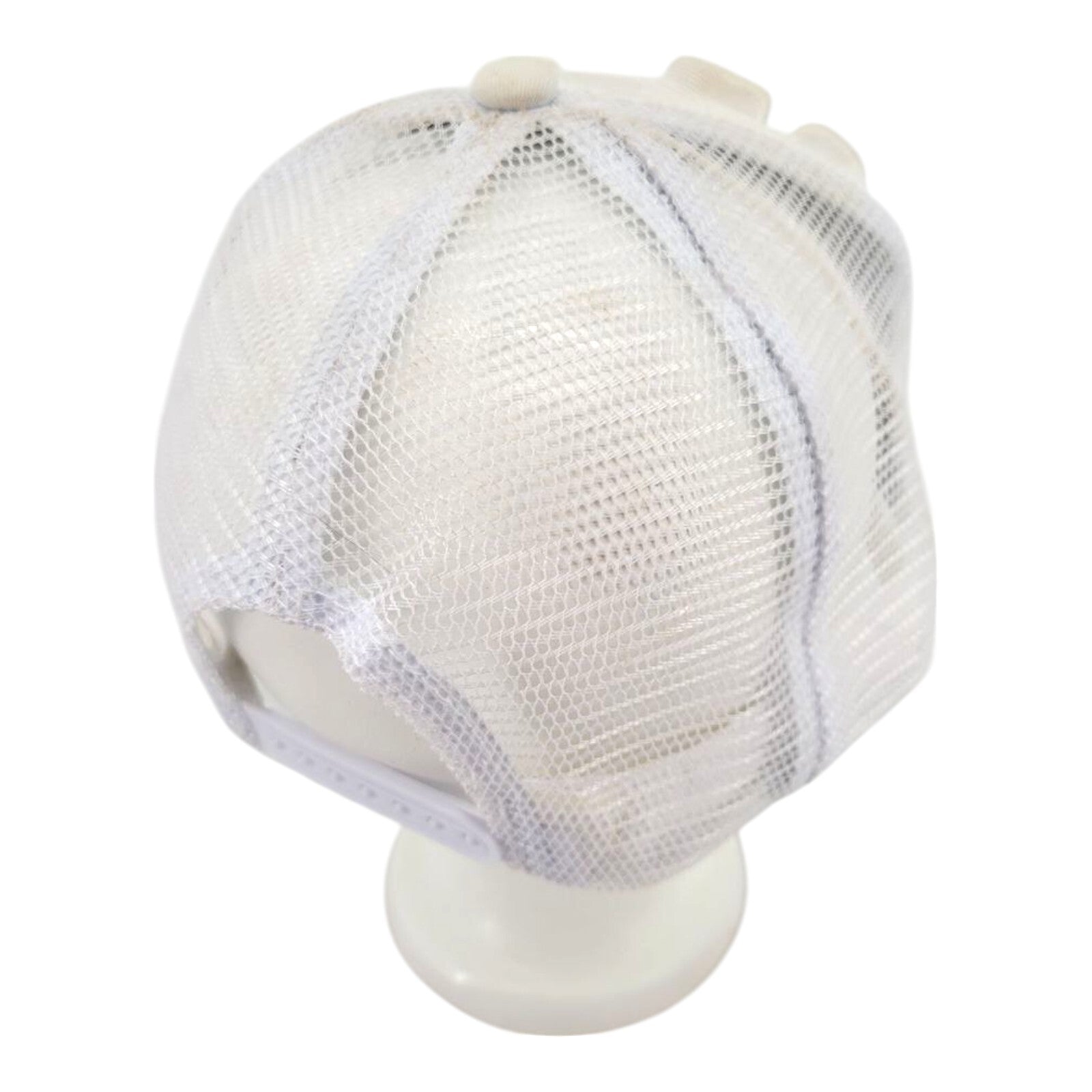 Guardian White Snapback Trucker Hat 3D Foam Mesh Panel Cap Adjustable