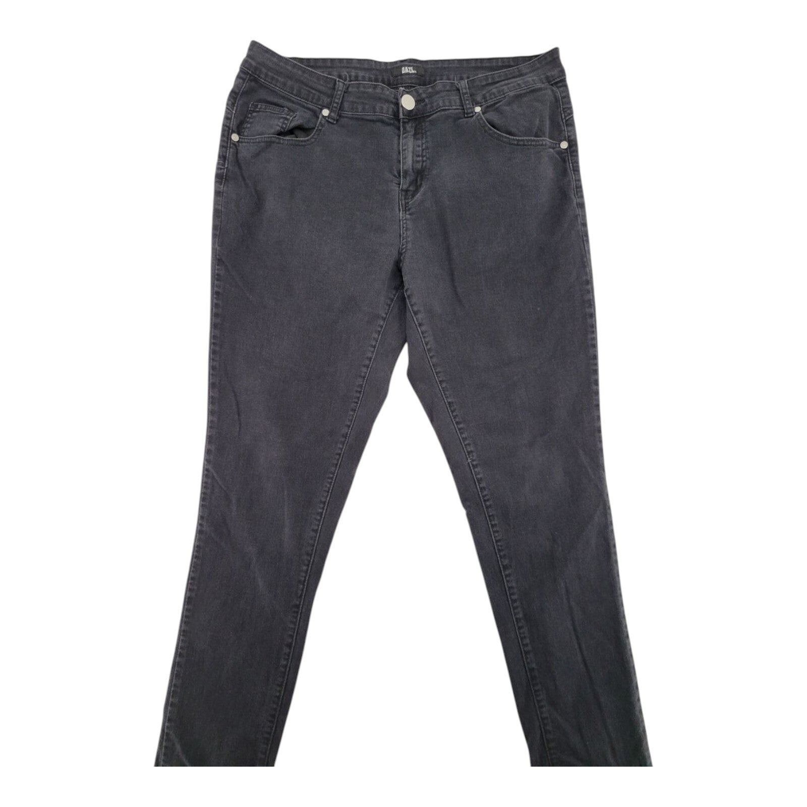 DAZL Womens Black Mid Rise Skinny Stretch Denim Jeans Size 16