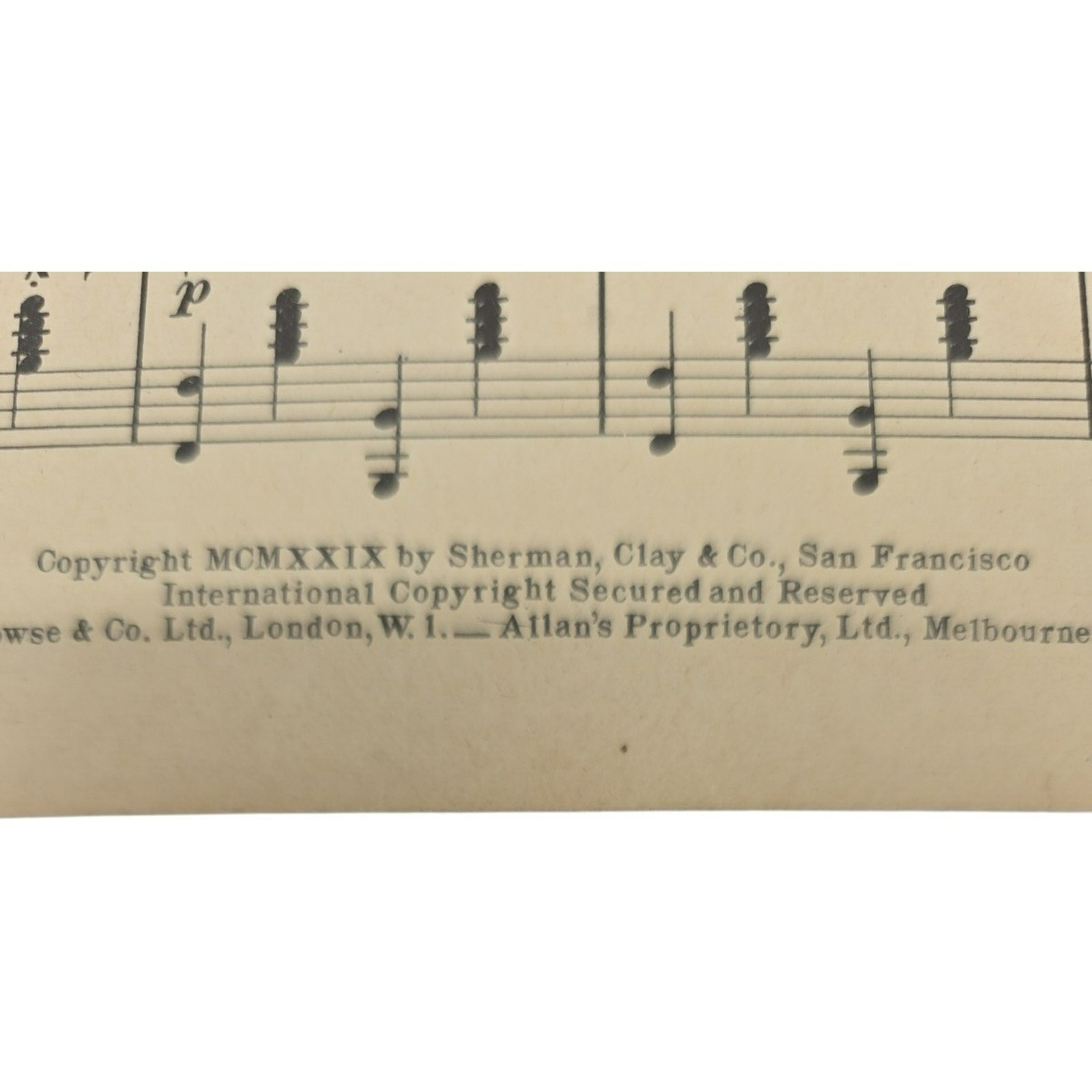 1929 Sheet Music The Wedding Of The Painted Doll by Nacio Herb Brown Beaumont