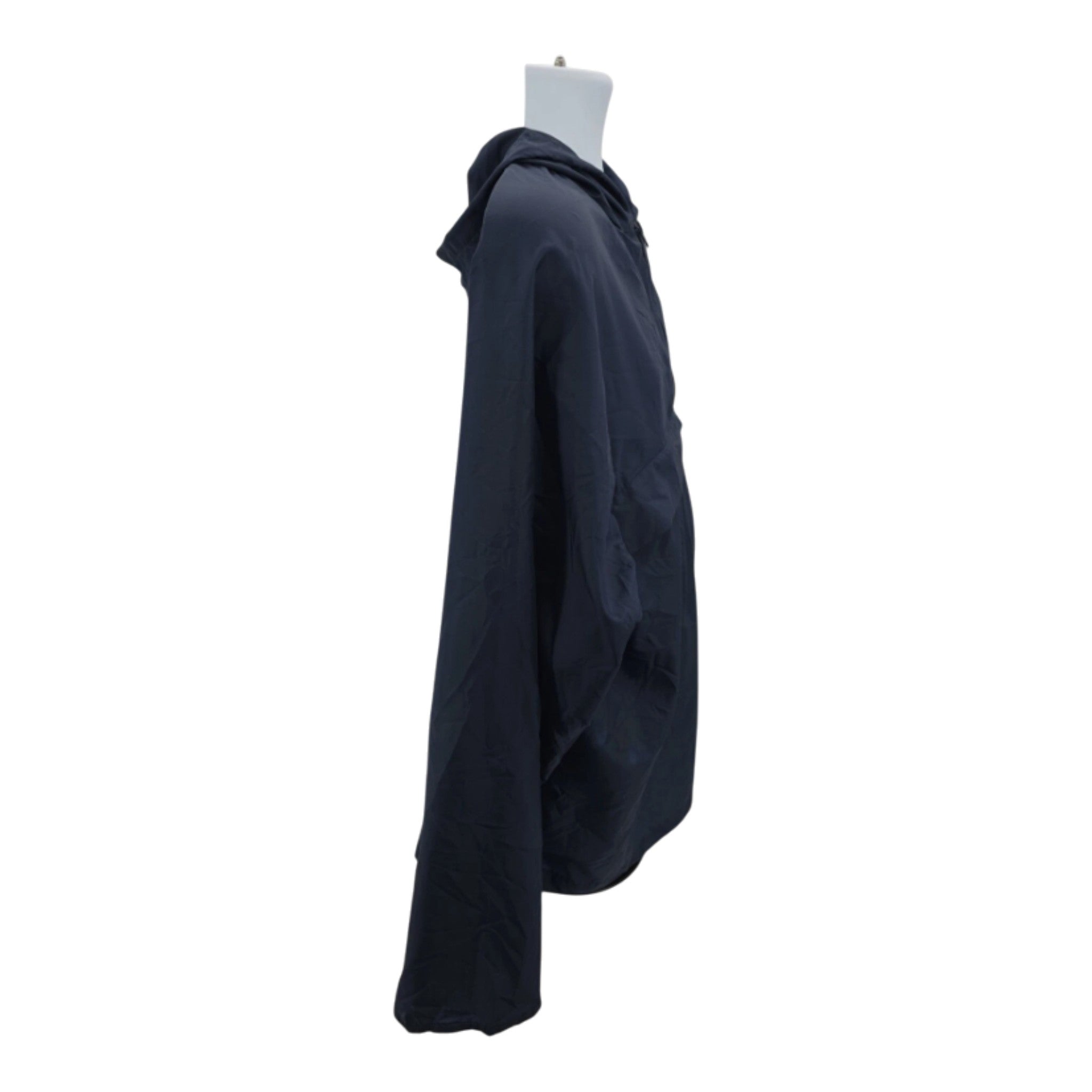 Unbranded Lightweight Zippered Nylon Blue Golf Rain Jacket With Hood Size XXL