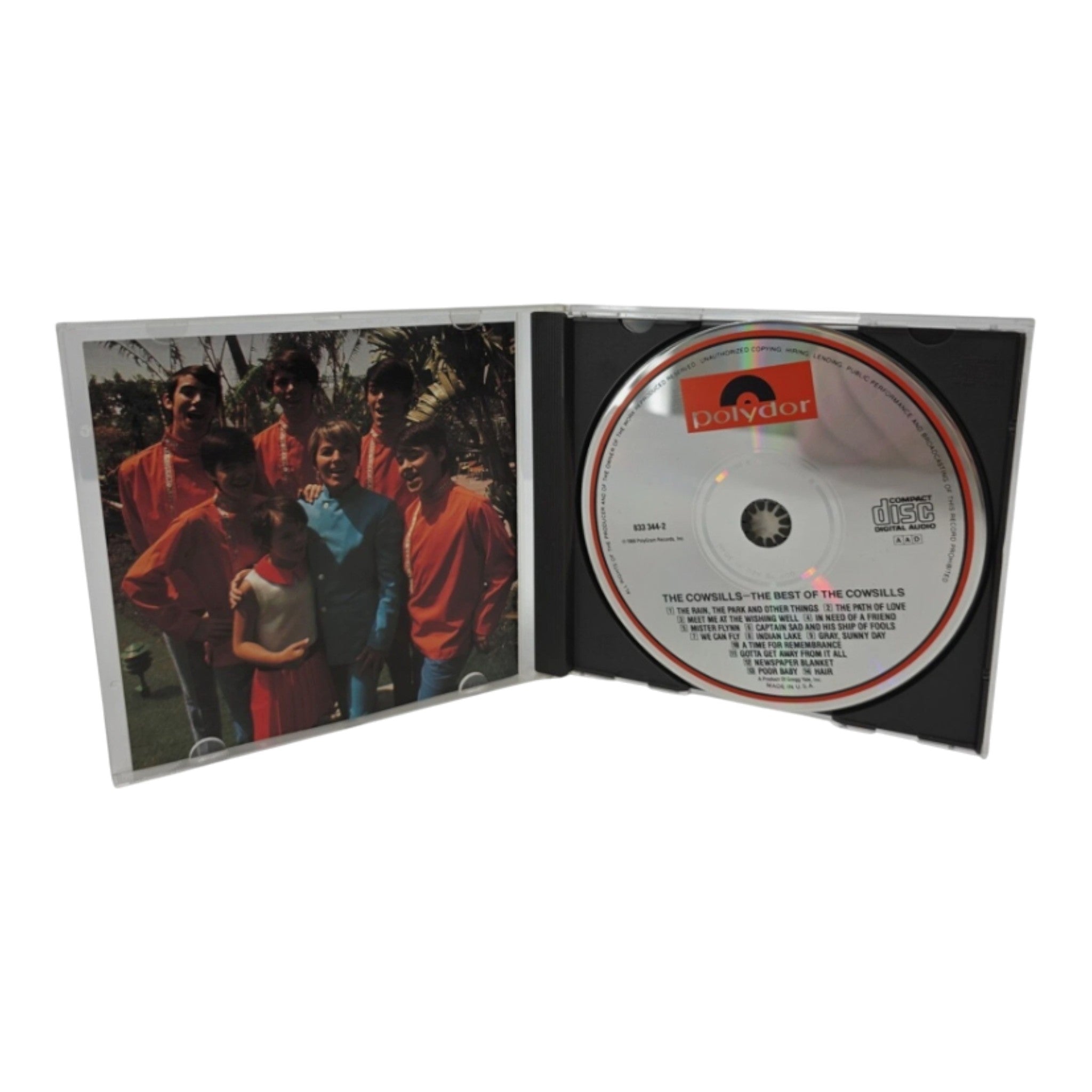 The Best of The Cowsills CD 1986 Polydor Records Compilation Album