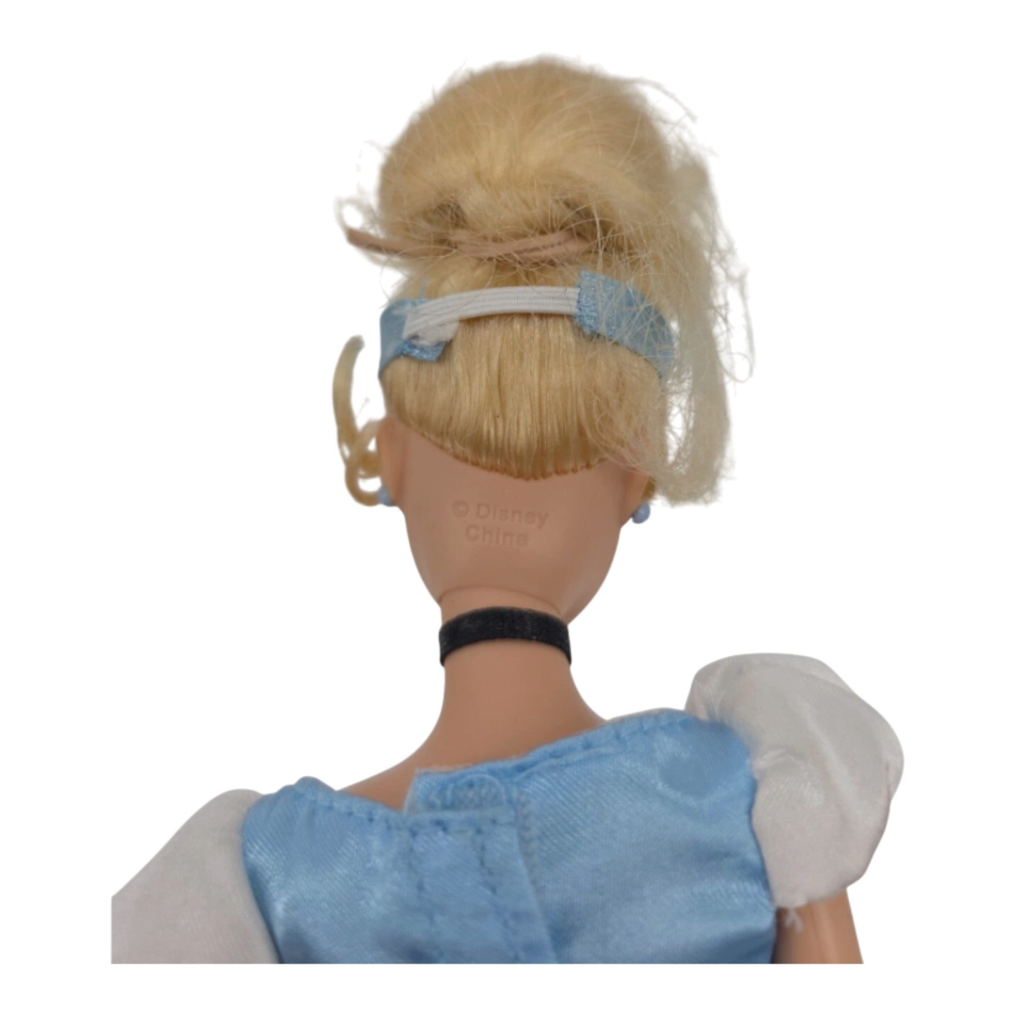 Disney Cinderella Princess Fashion Doll Blue Dress Blonde Hair with headband