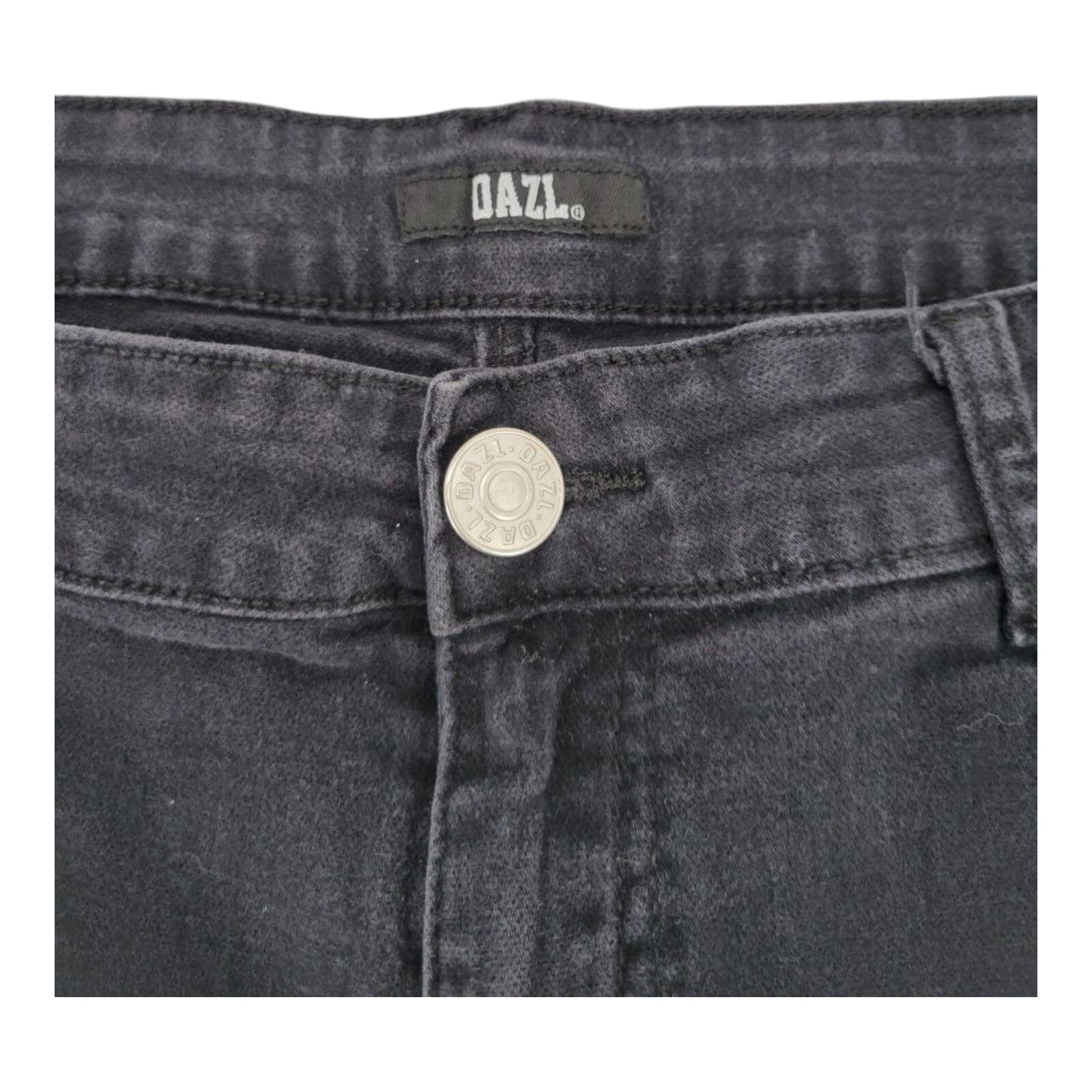 DAZL Womens Black Mid Rise Skinny Stretch Denim Jeans Size 16