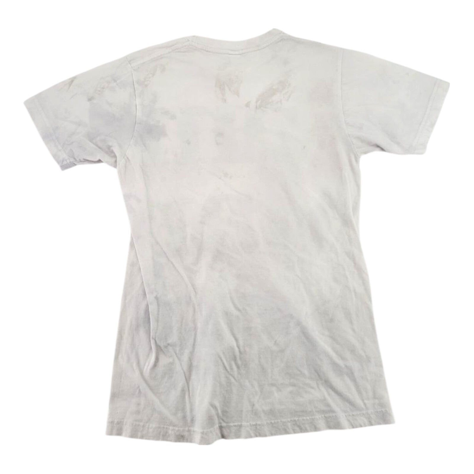 Tultex I Am Marked Grunge Graphic White T-Shirt Womens Size Small