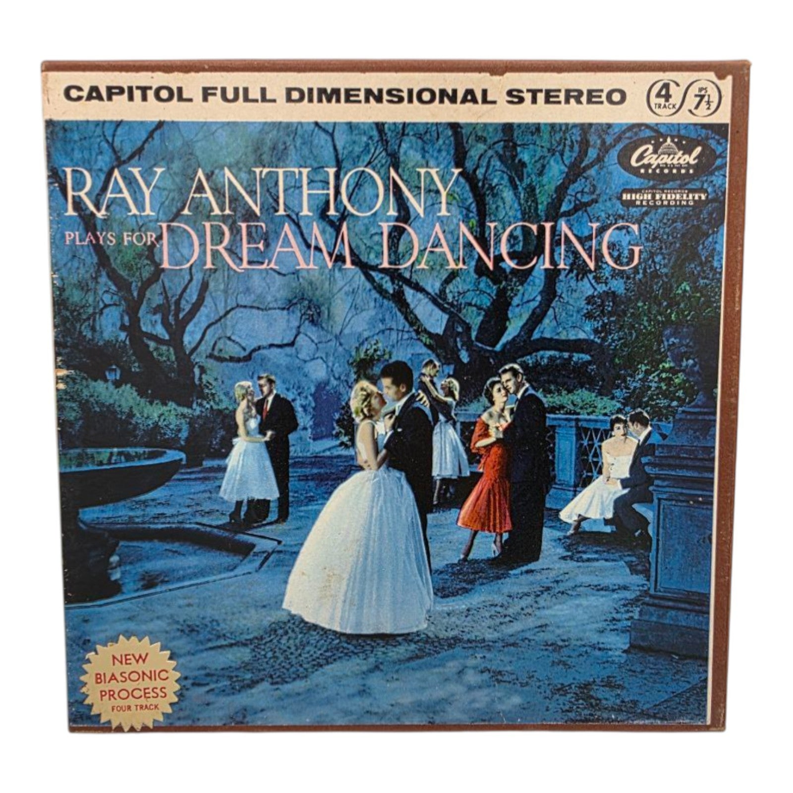 Ray Anthony Plays for Dream Dancing Reel to Reel Tape 4 Track 7 1/2 IPS