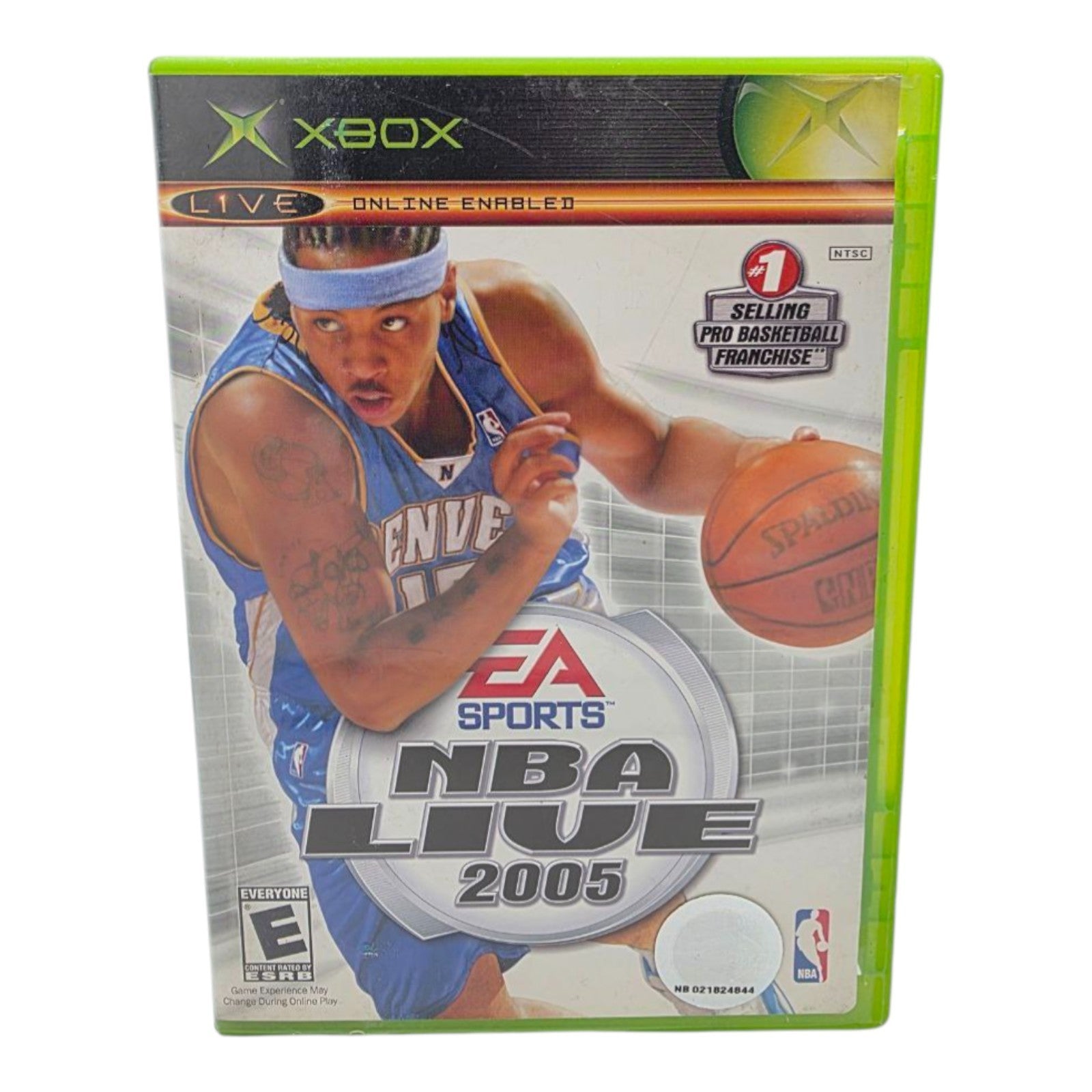 NBA Live 2005 Microsoft Xbox 2004 Basketball Video Game Tested No Manual