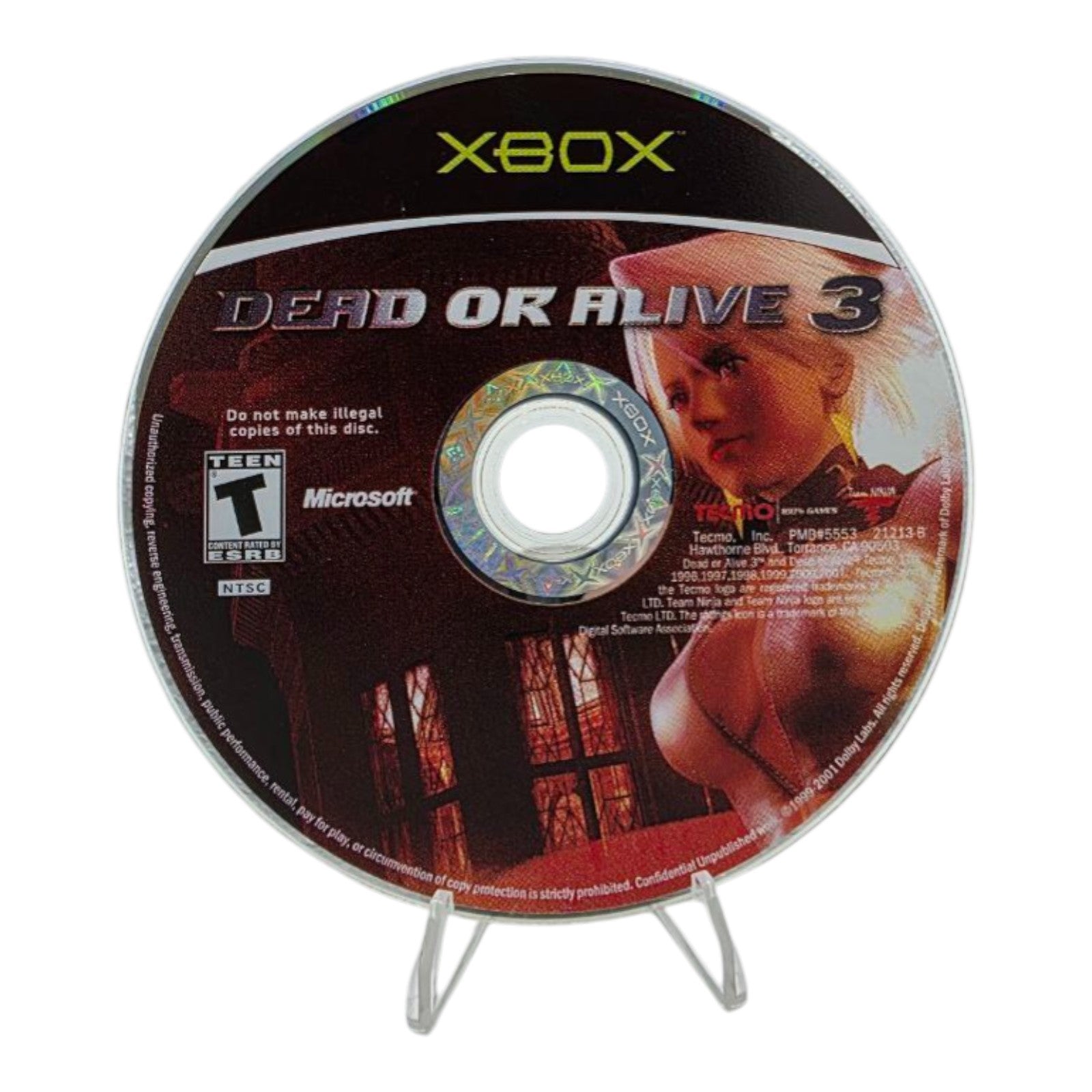 Dead or Alive 3 Xbox Original Complete with Manual Tested Tecmo Microsoft