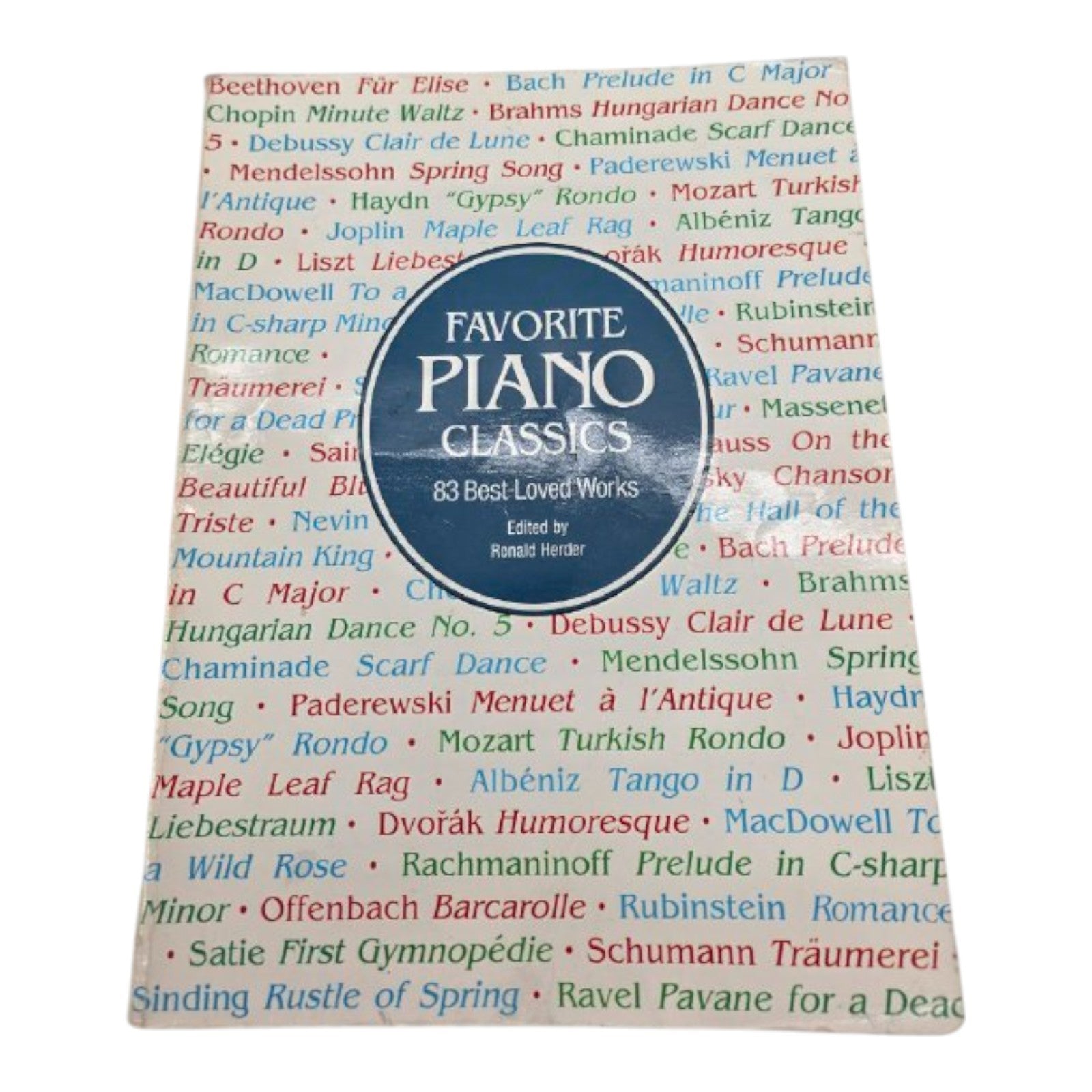 Favorite Piano Classics 83 Best Loved Works Vintage Sheet Music Songbook
