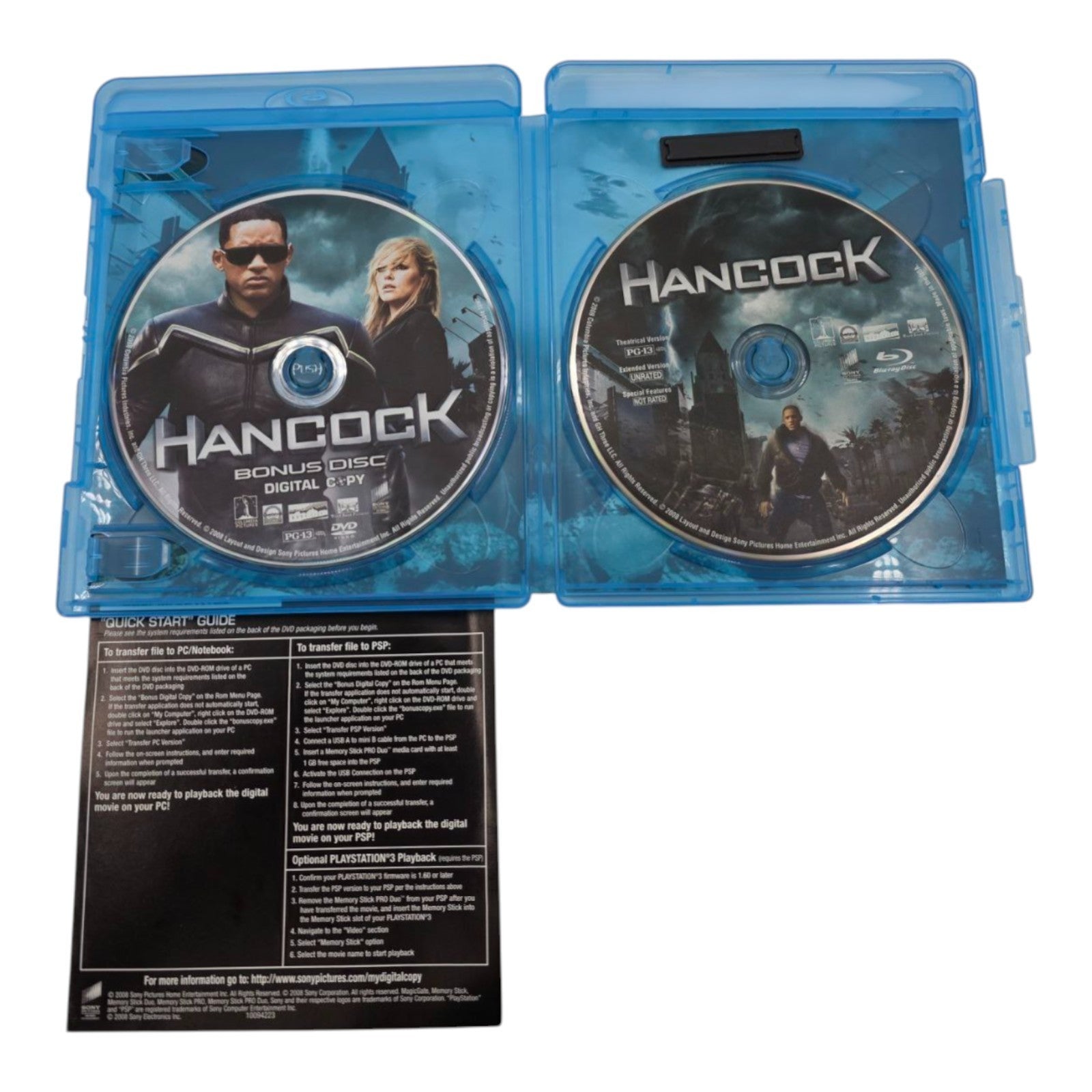 RoboCop The Blind Side Hancock Minions Lot of 4 Movies Blu ray DVD + Digital HD