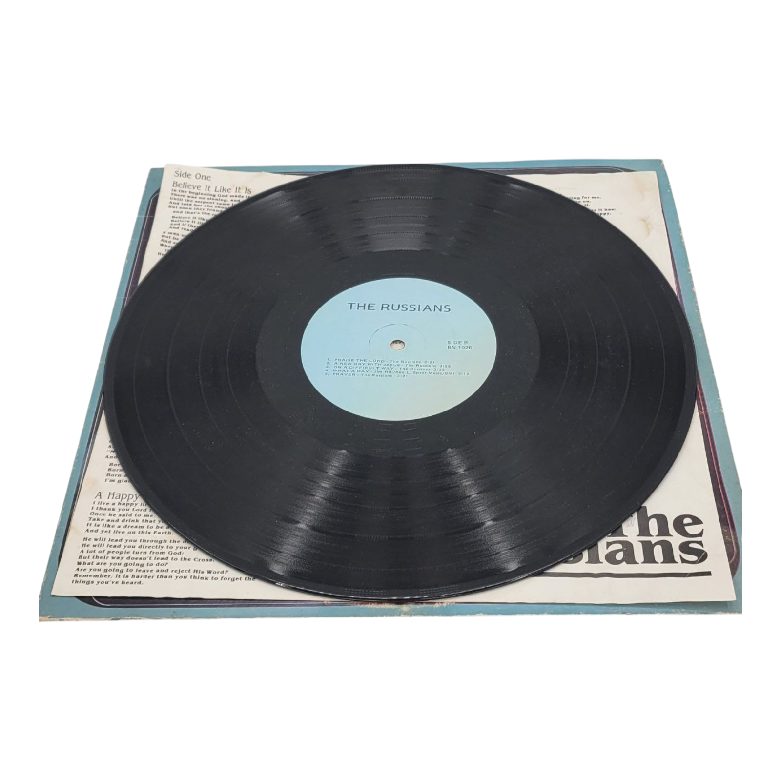 The Russians Vinyl LP Christian Gospel Record Album The Barn BN 1026