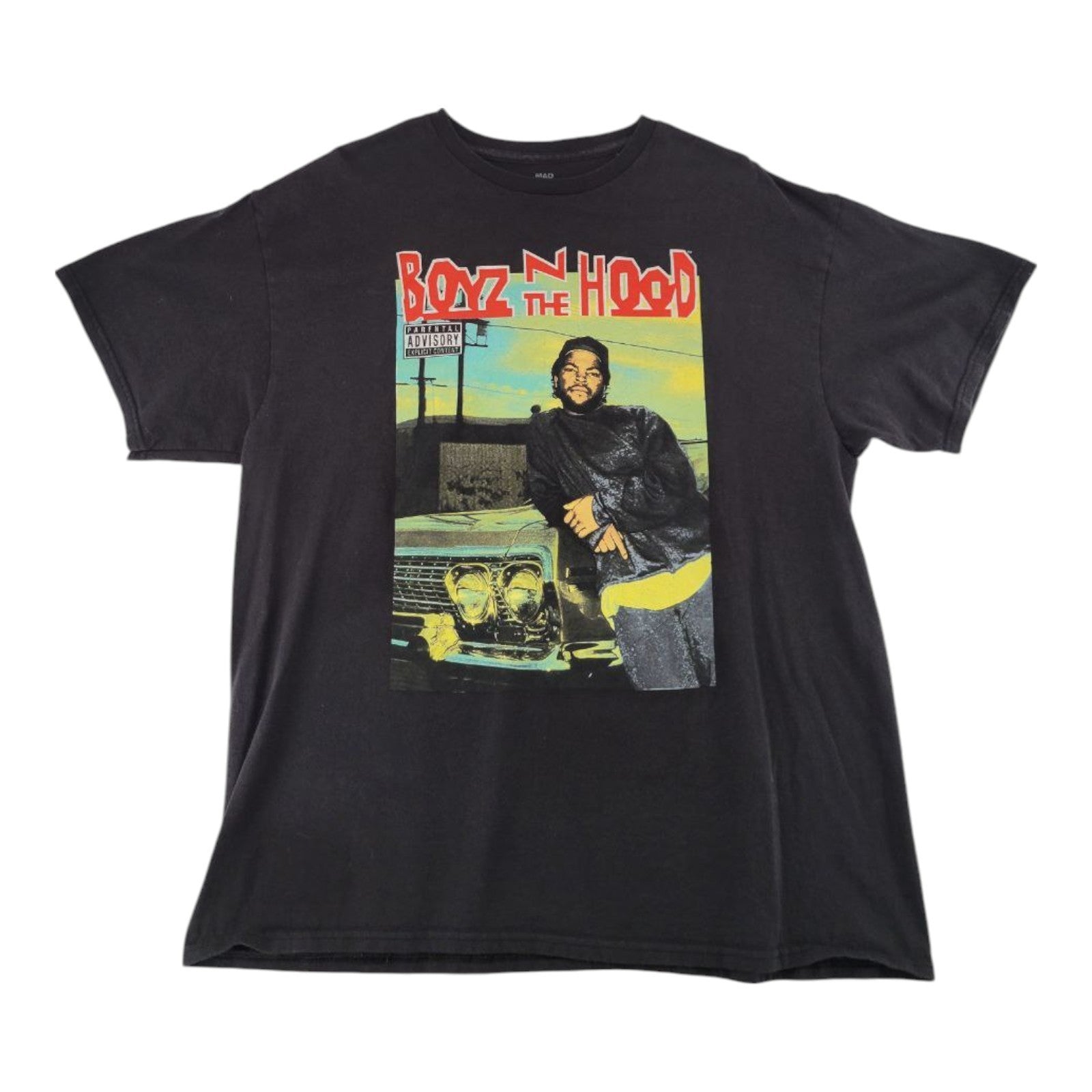 Boyz N The Hood Ice Cube Graphic T-Shirt Black MAD Engine 2023 Size XL